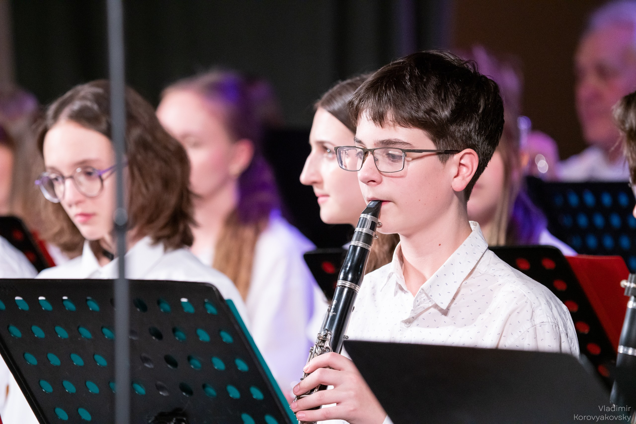 Новогодний концерт Духового оркестра ЦГИ. Фотограф Владимир Коровяковский