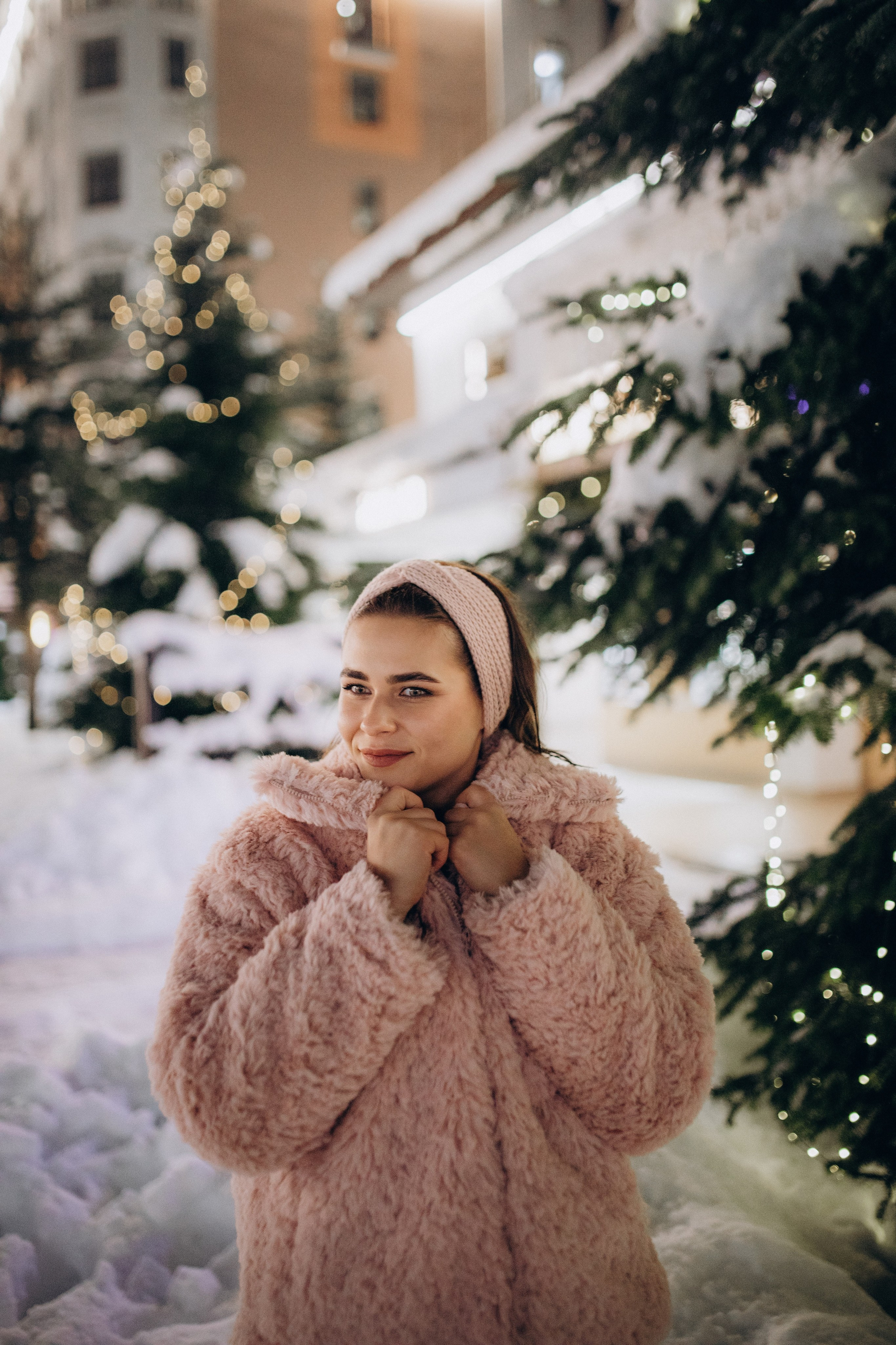 Зимняя прогулка на Розе Хутор с Кристиной. Фотограф Елизавета Балакир