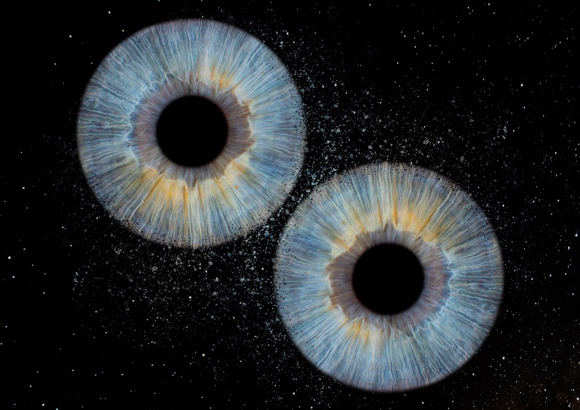 Примеры фото. Фото радужки глаза LOOK IN