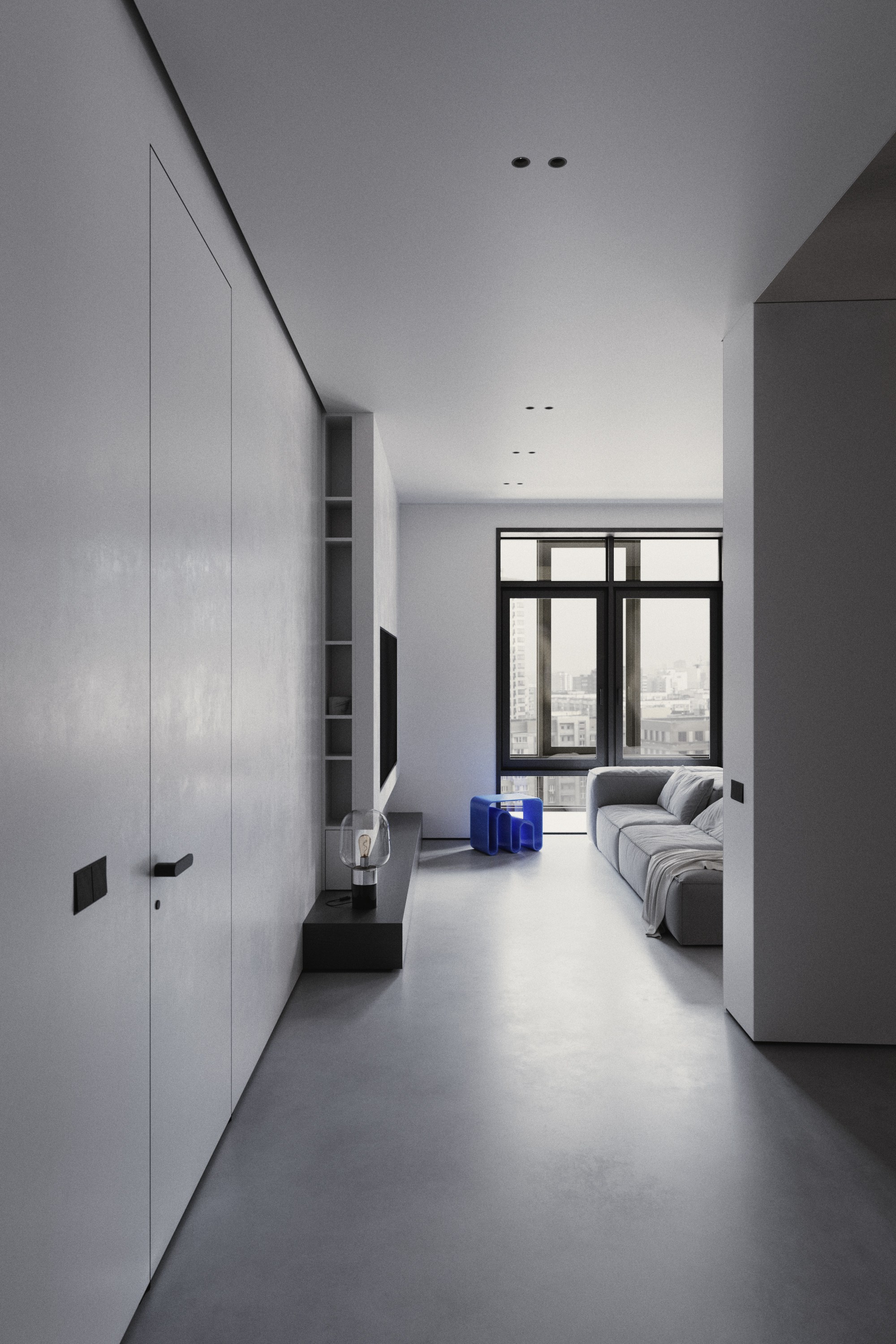 Blue accent. 3D Визуализация // Reiterrrr