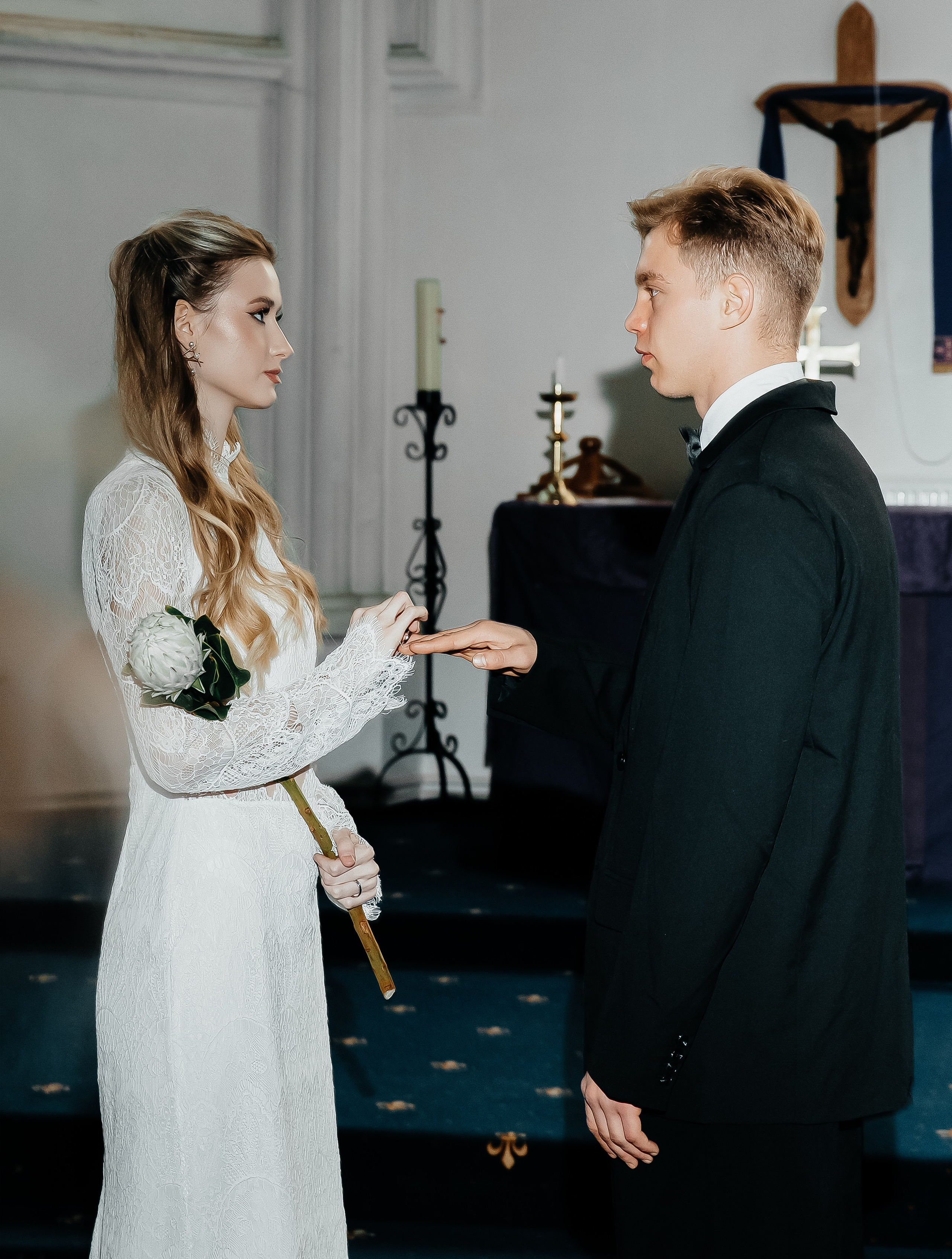 Даниил&Инна. Собор Андрея Англиканский. Фотограф текстиля в Москве Ольга Иванова