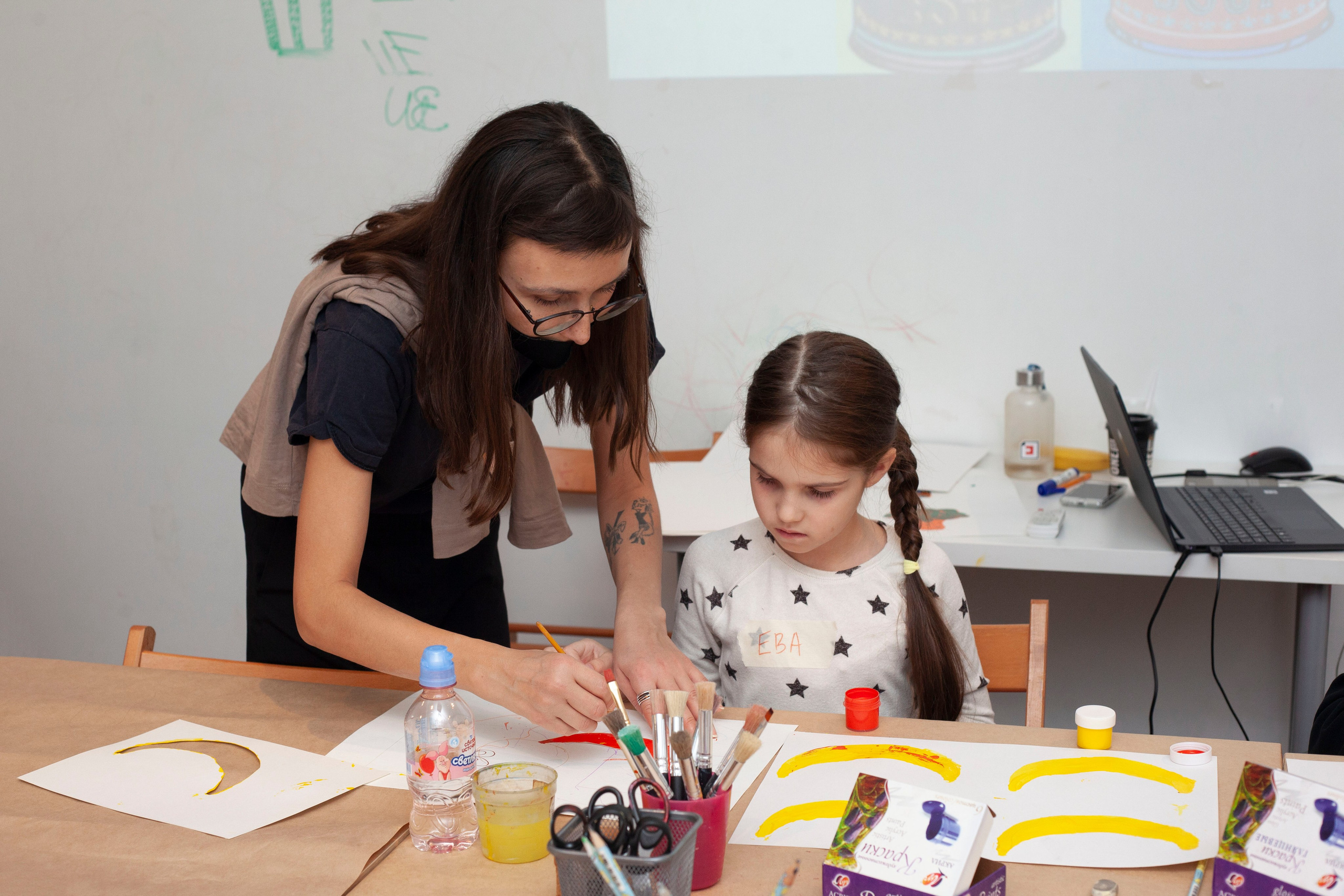 Детский мастер-класс в ММОМА. Stanislav Baryshev — People. Emotions. Atmosphere