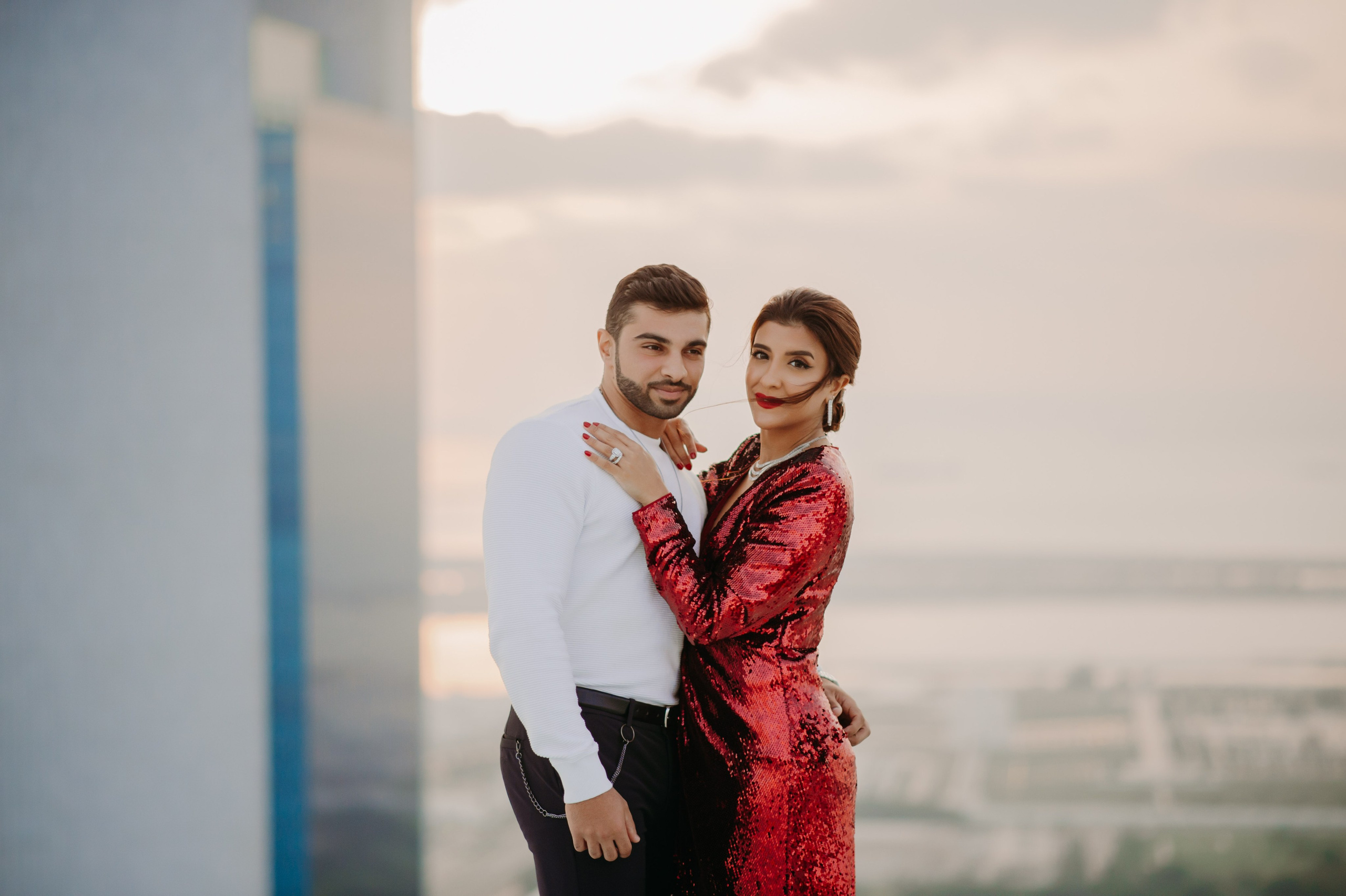 Love Story на высоте (Абу Даби). Фотограф в Москве и Санкт-Петербурге Дарина