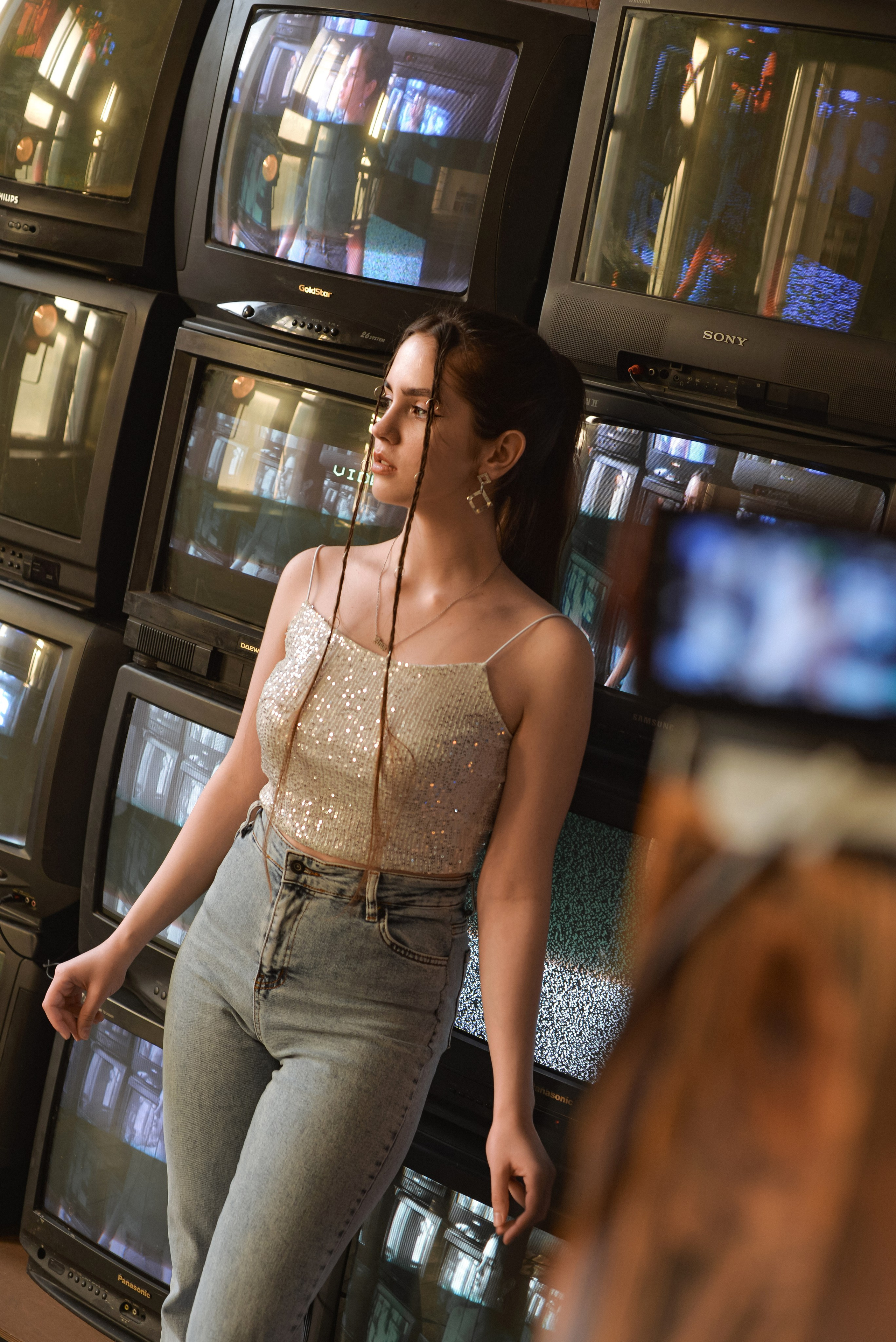 Вика, локация с телеками. Семейный и свадебный фотограф Галина Абакумова, фотосессии в Белгороде