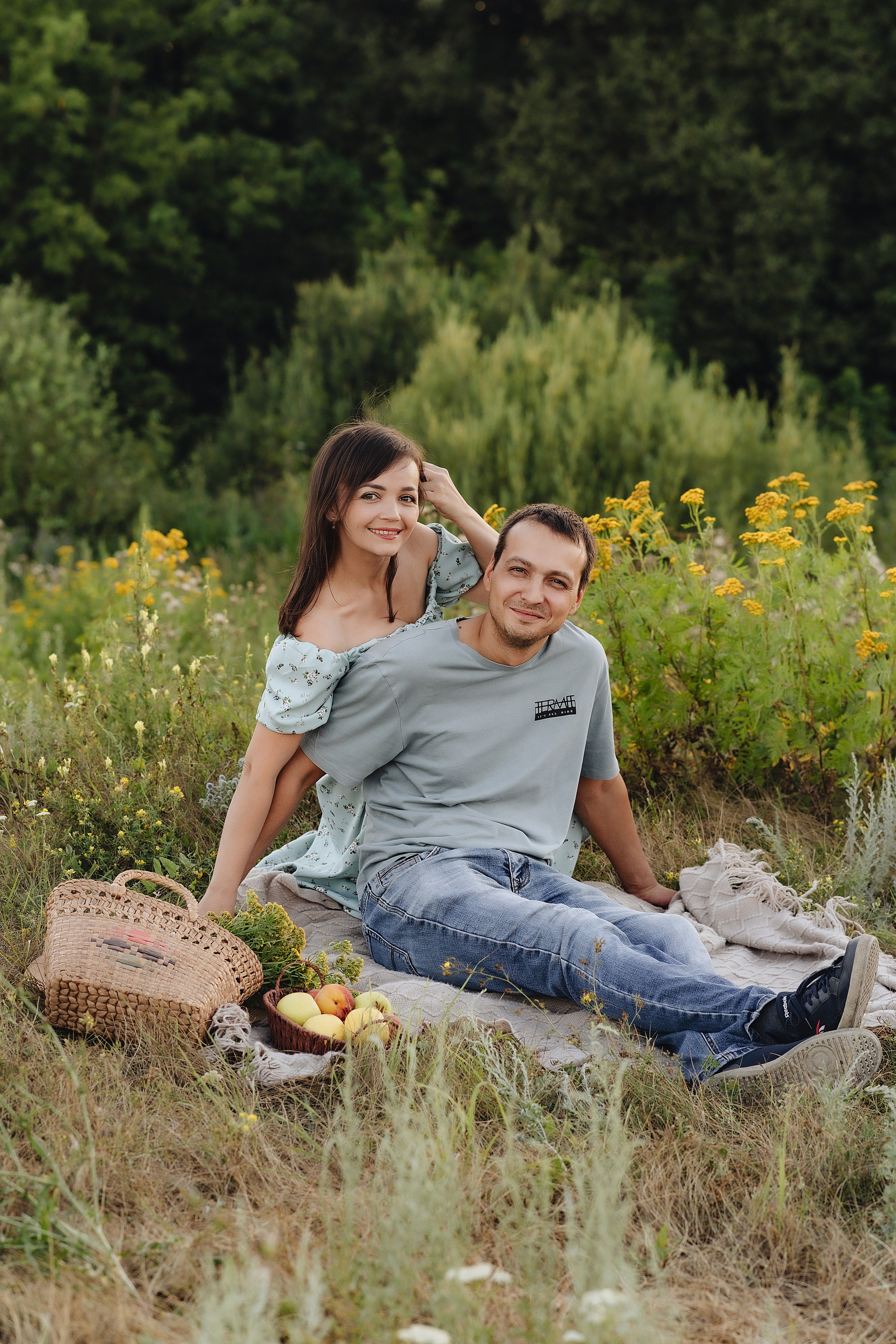 Семейная съемка на закате. Фотограф Карина Шмулёва. Воронеж и область
