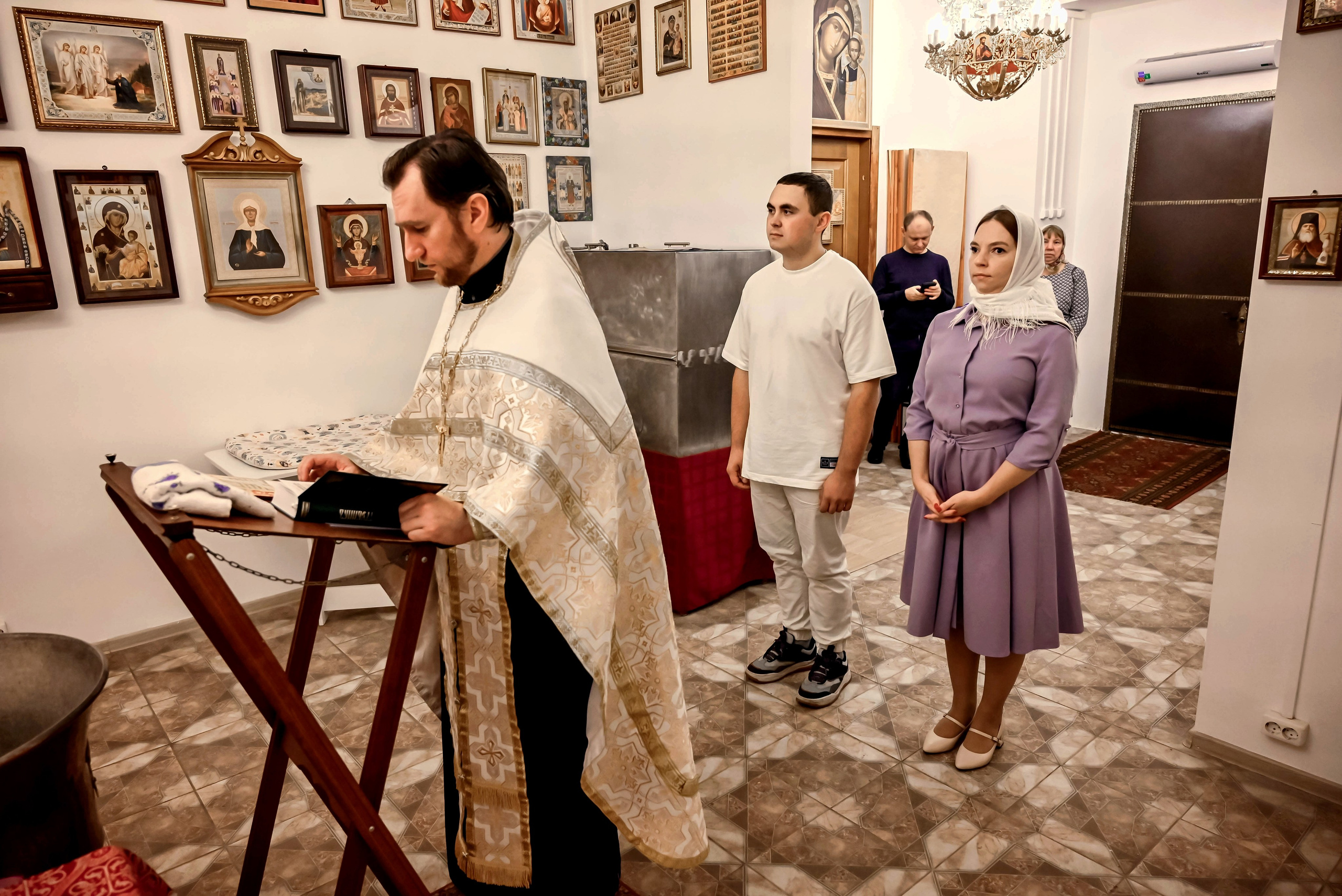 Крещение Вероники. Семейный и детский фотограф Москва