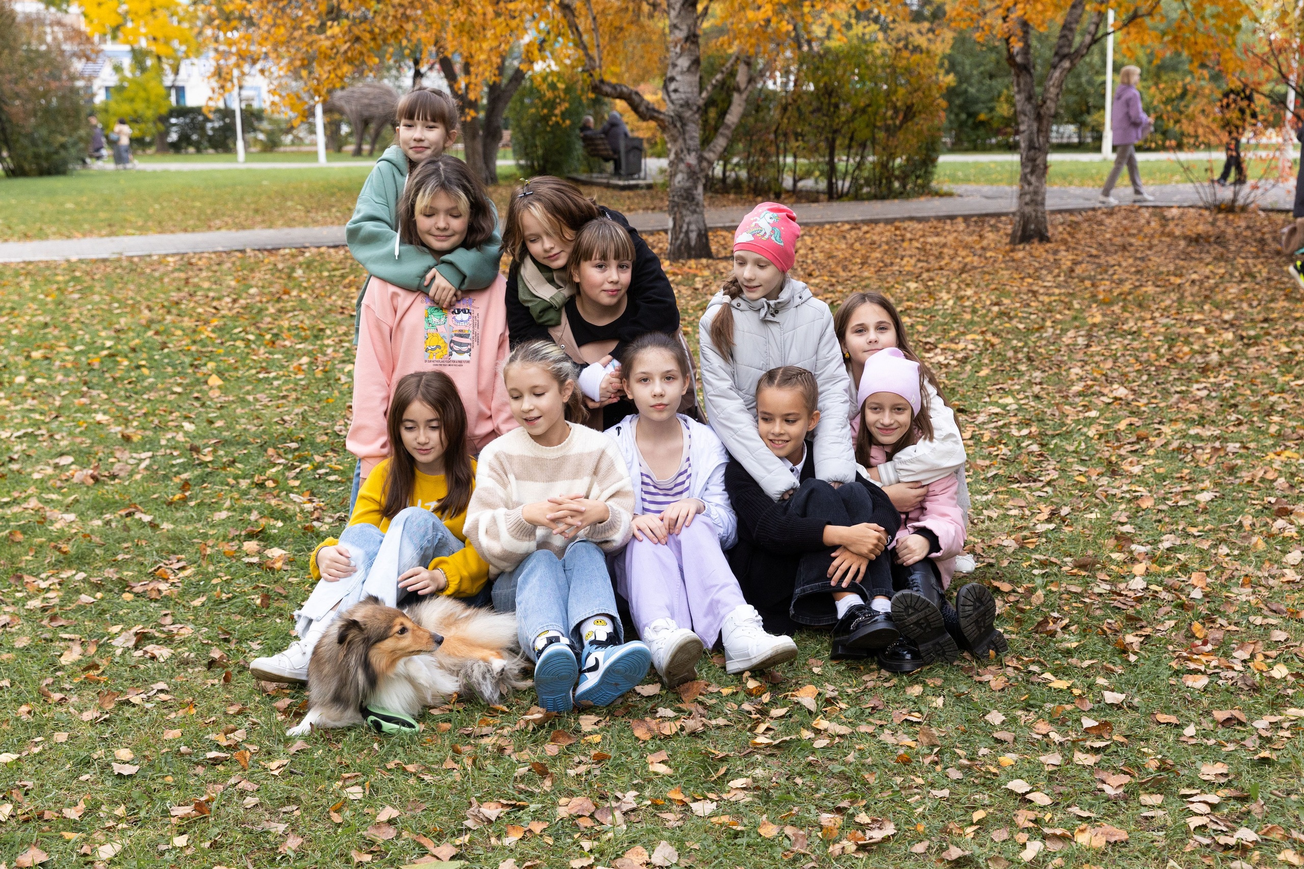 Осенняя фотосессия 4 Б. Семейный, детский, школьный фотограф в Благовещенске Яна Белоусова