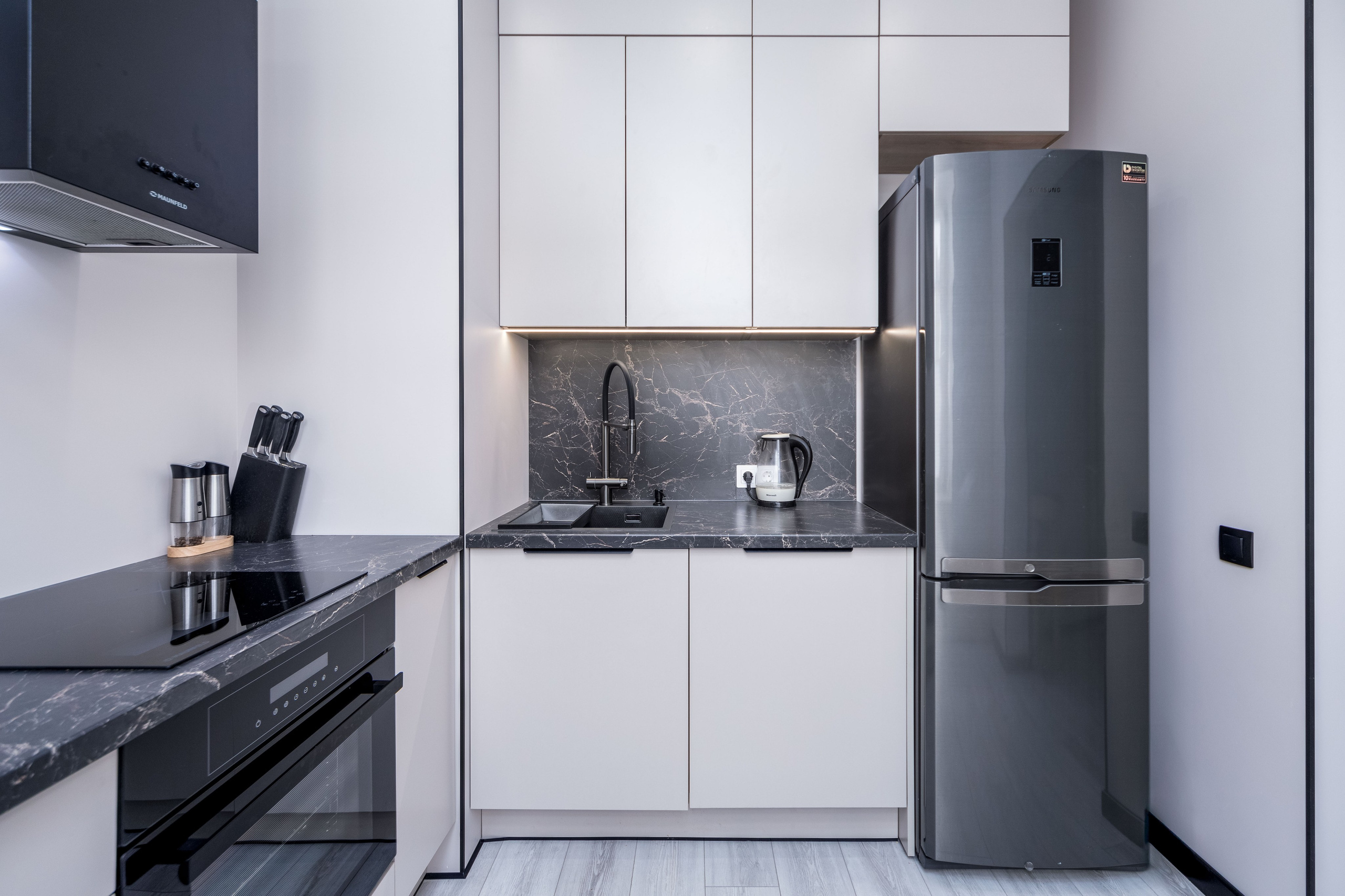 Интерьер кухни в сталинском доме в Минске