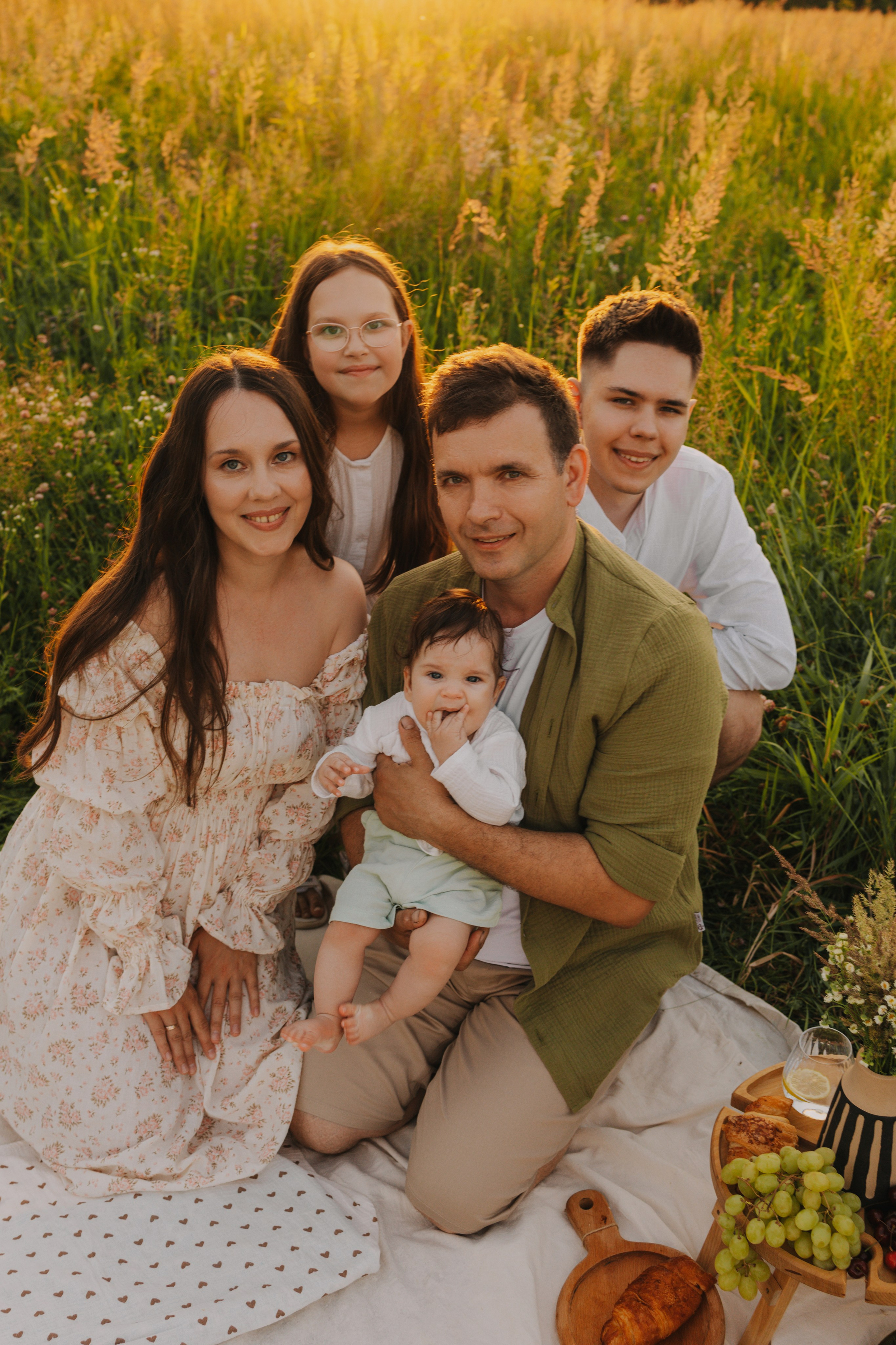 Семейный Пикник: Летняя Съемка