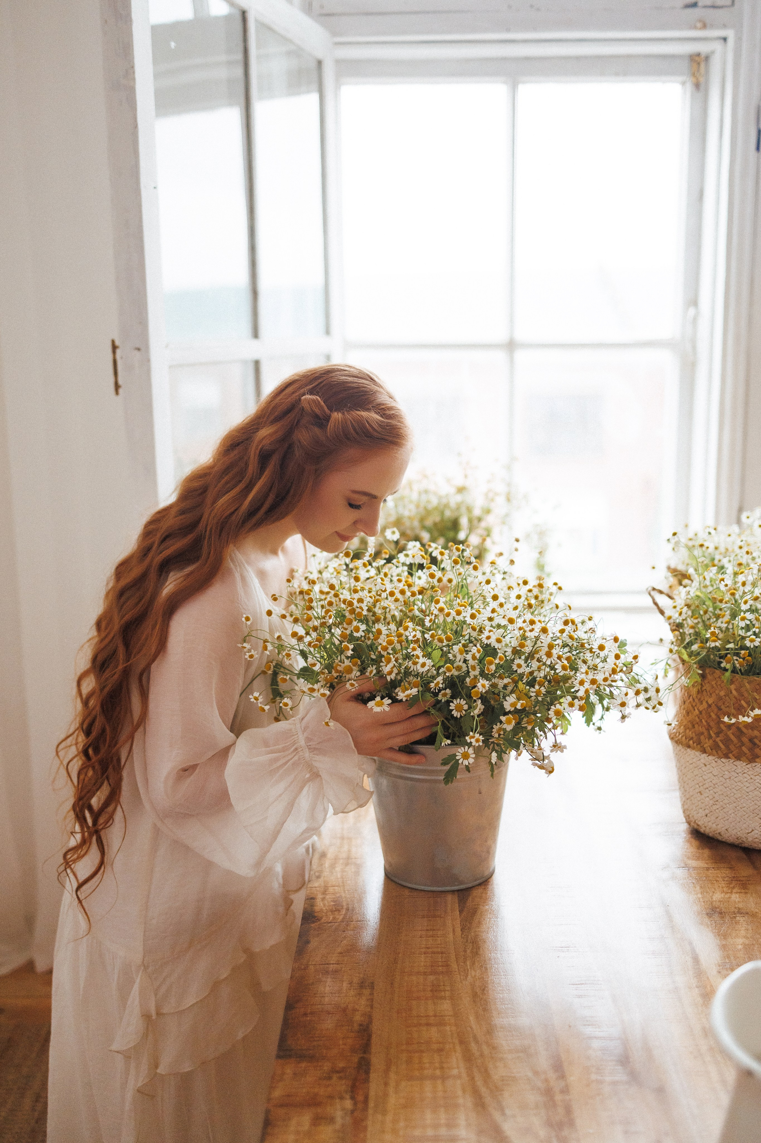 Фотосессия с Ромашками в фотостудии Space JOBS, город Краснодар. Семейный и детский фотограф в Краснодаре Анна Трашкова