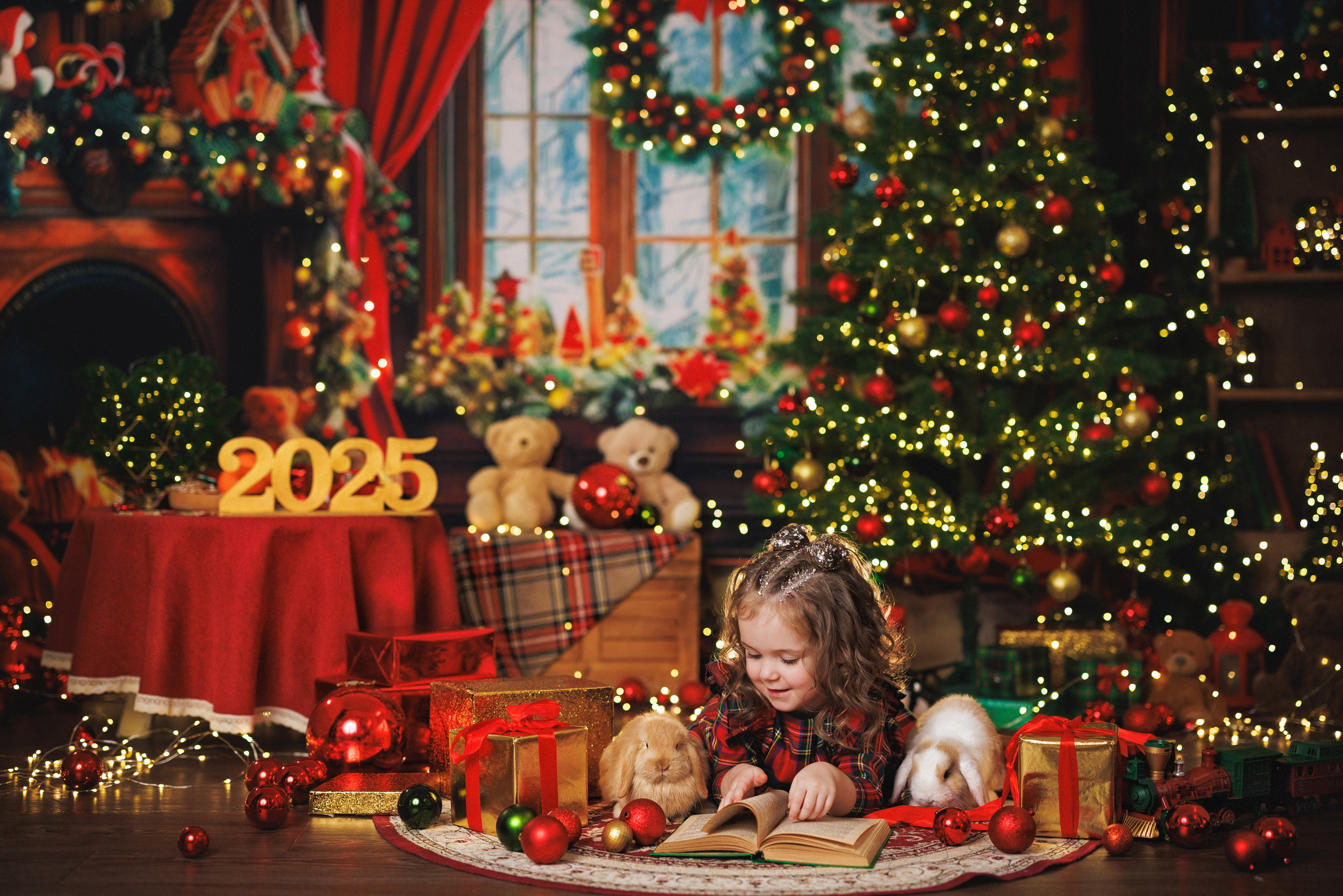 Фотостудия «Антураж», Новогодняя комната. Семейный и детский фотограф в Краснодаре Анна Трашкова