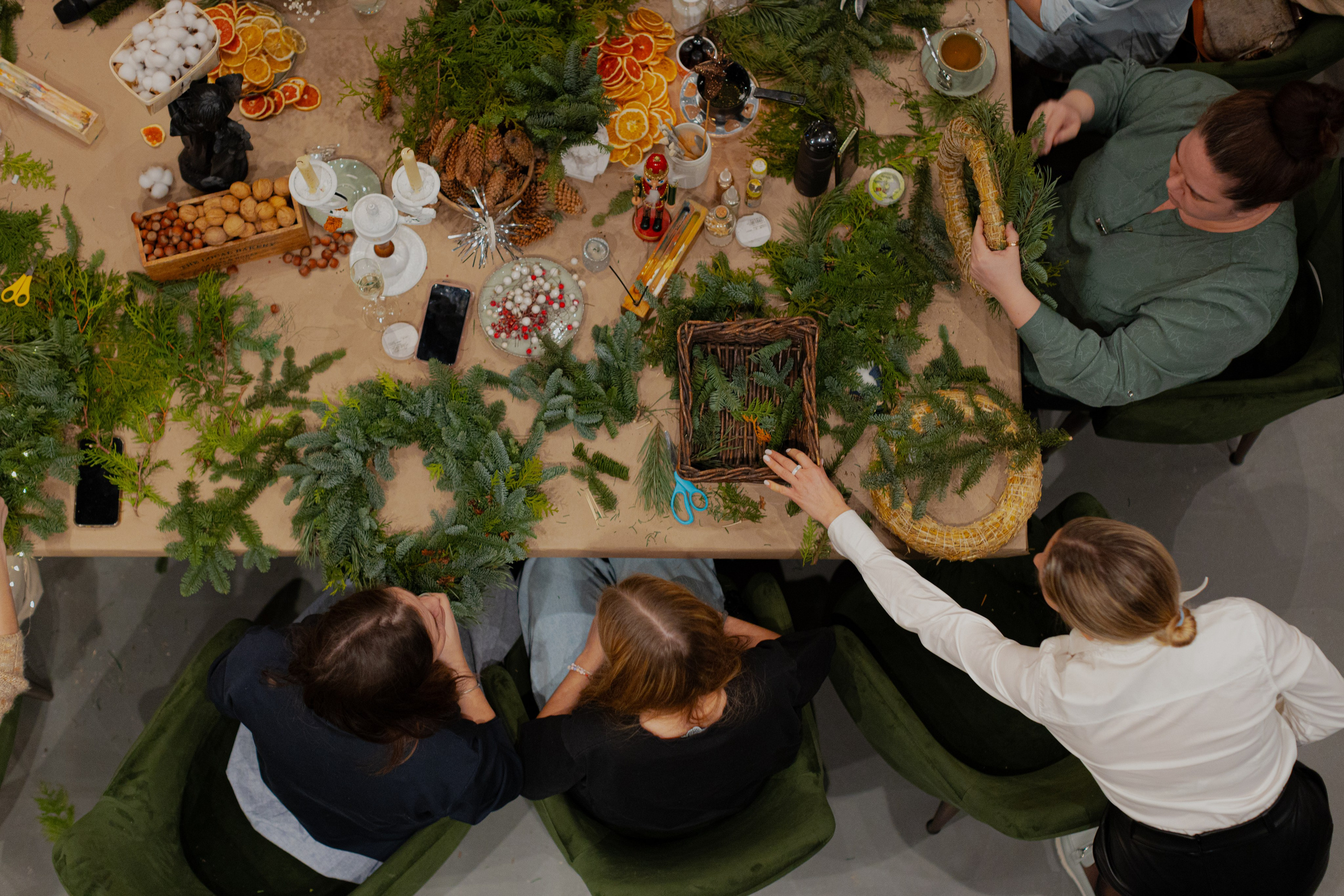 Мк Новогодний Венок. Анастасия Ракчеева Художник