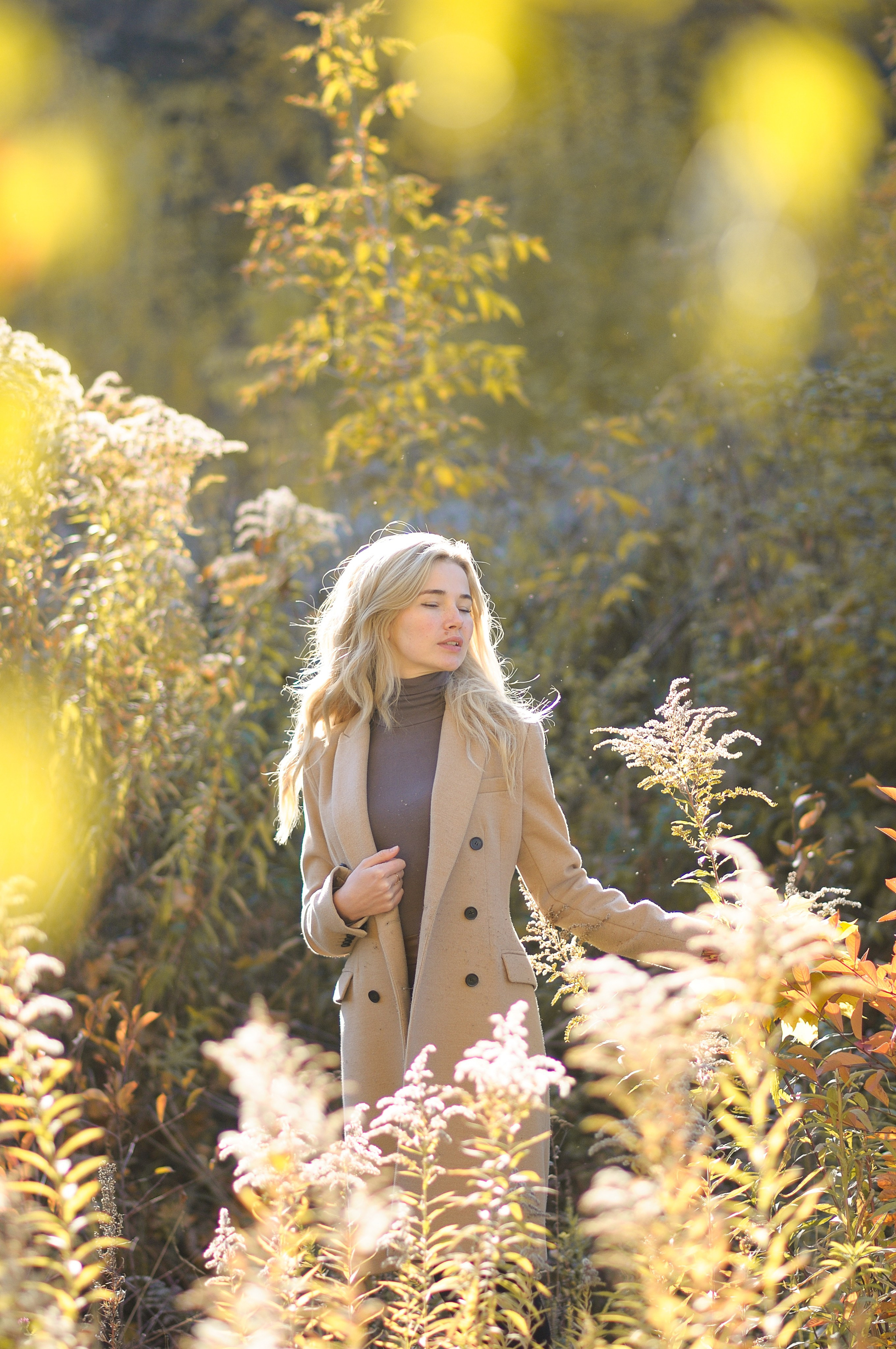 Прогулочная осенняя фотосессия в Нижнем Новгороде для Анны