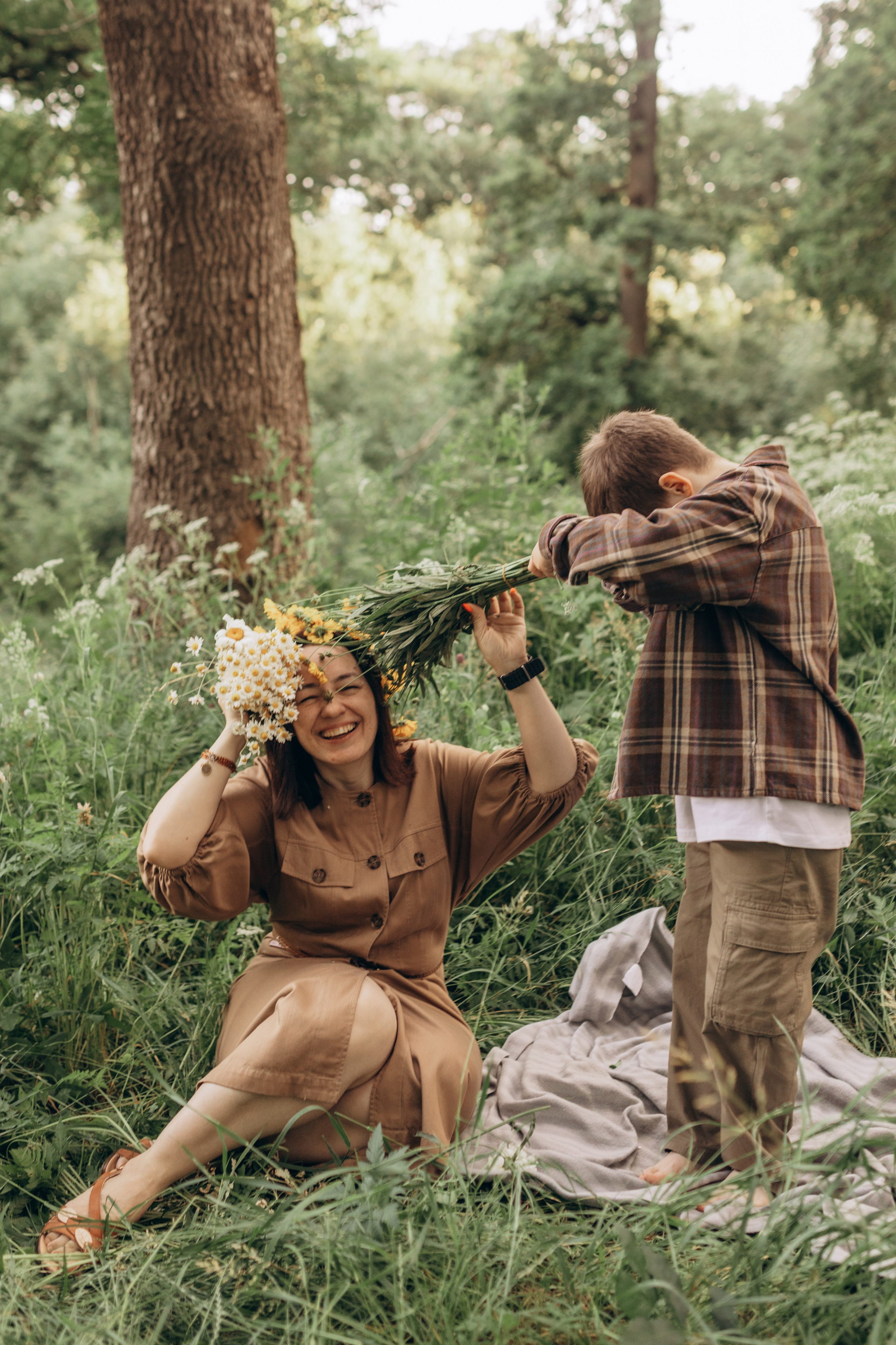 Прогулка по Ртищевскому пруду с прекрасной семьёй Ларисы её мамой и сыном Глебом. Фотограф в Ставрополе Svetlana Matveeva