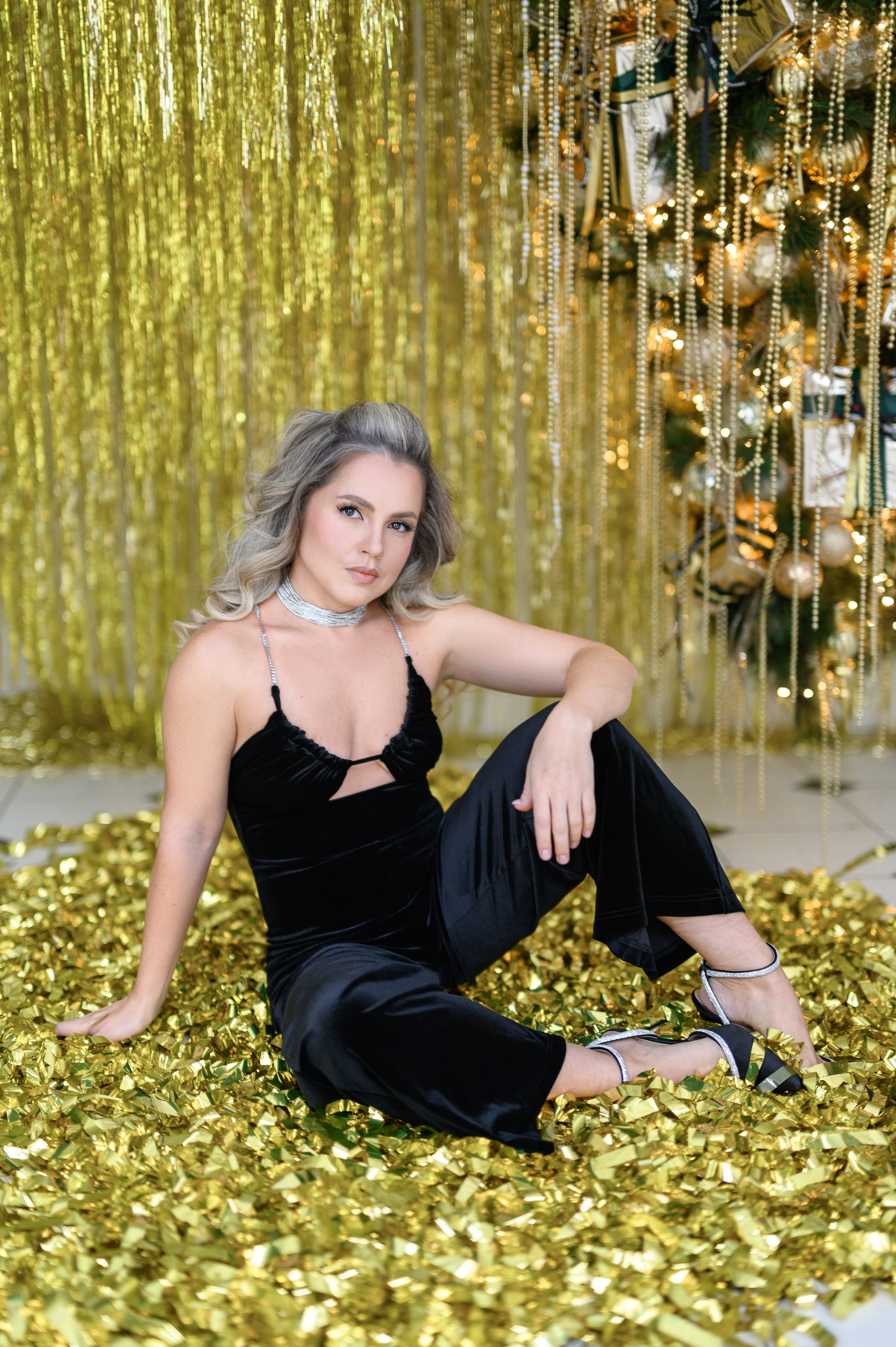 Новогодняя фотосессия в зале Грэмми фотостудии Famous studios. Semerlina.ru