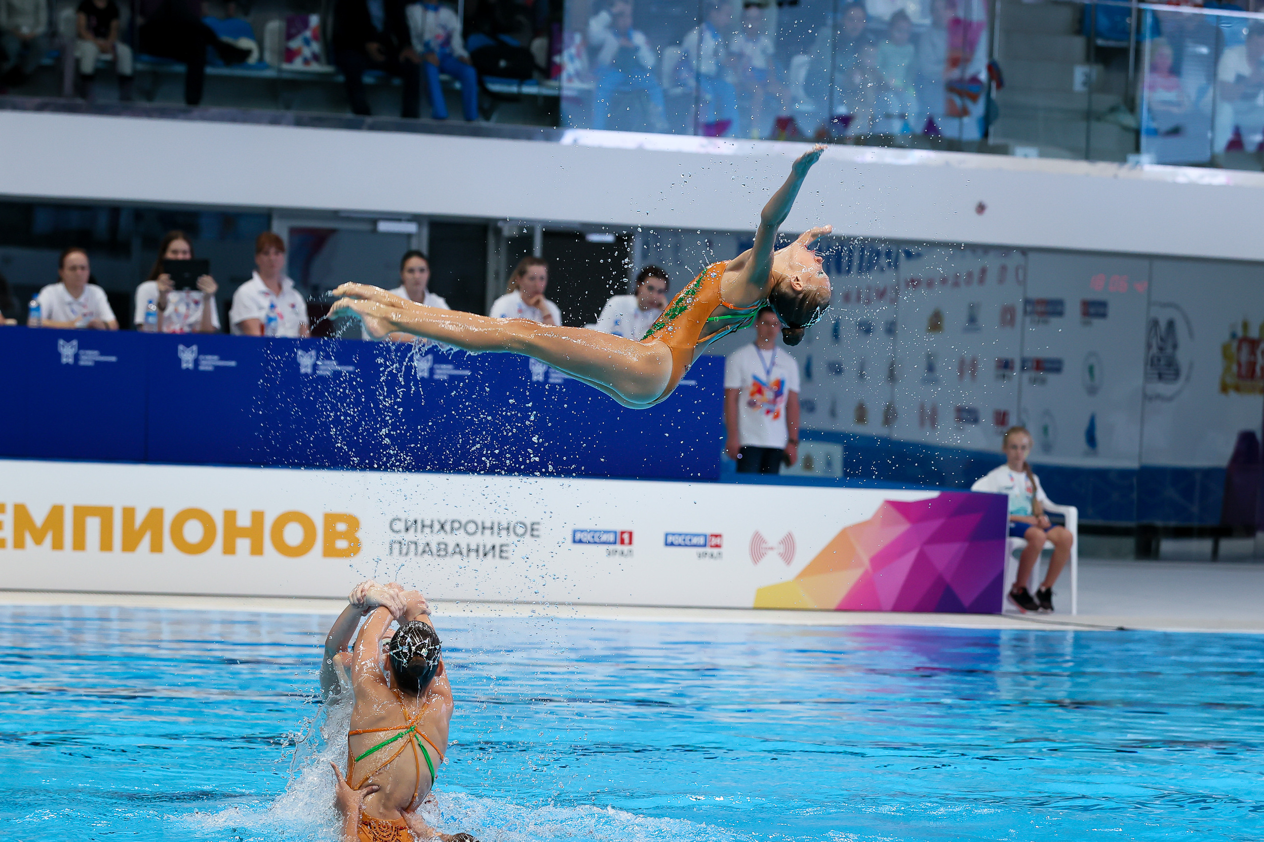 Синхронное плавание. Спортивный фотограф Екатеринбург Онлайн трансляции