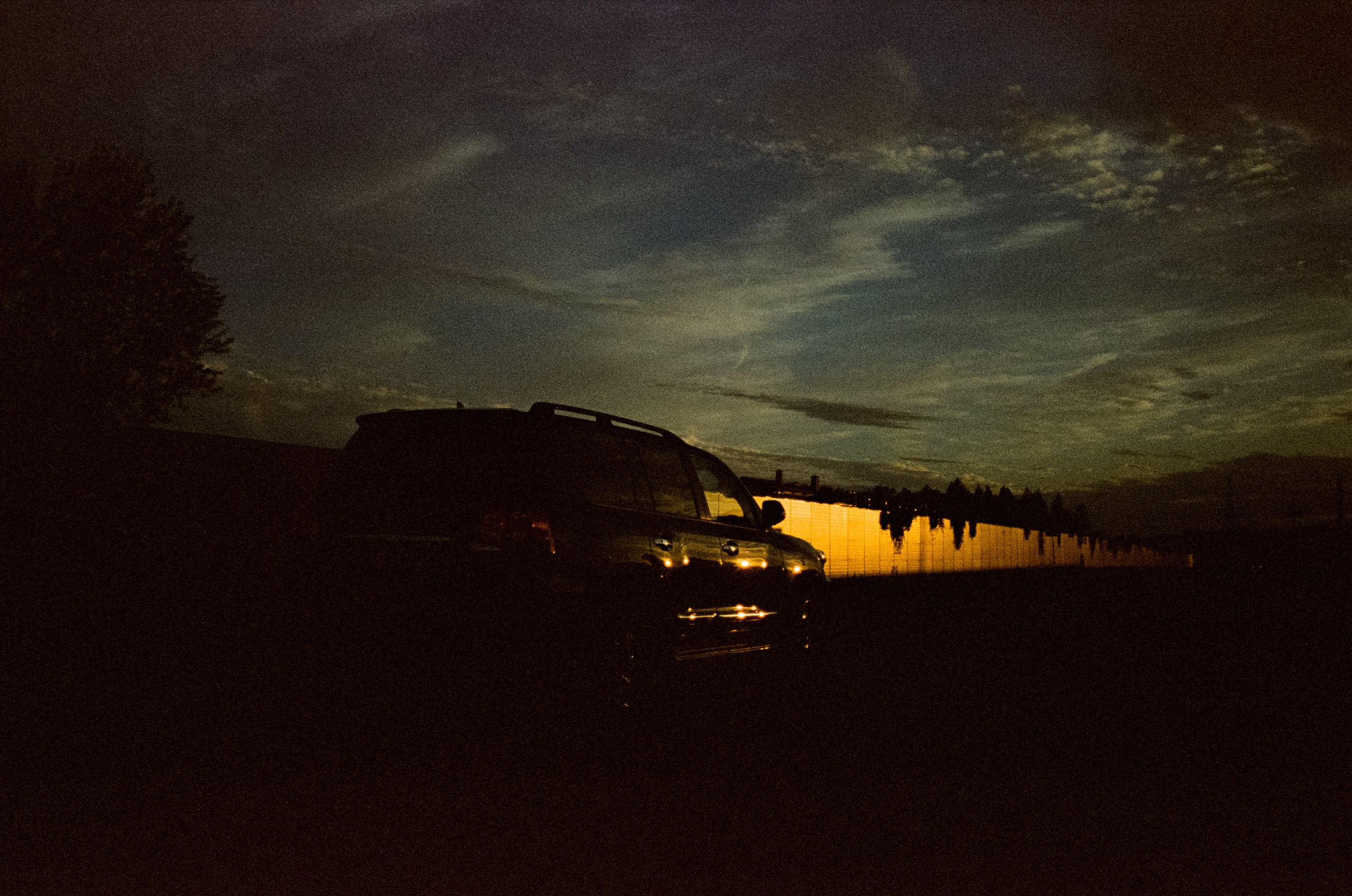 Ricoh MF-1 / Fujifilm X-tra 400 (просрочка) / Закат в Котово