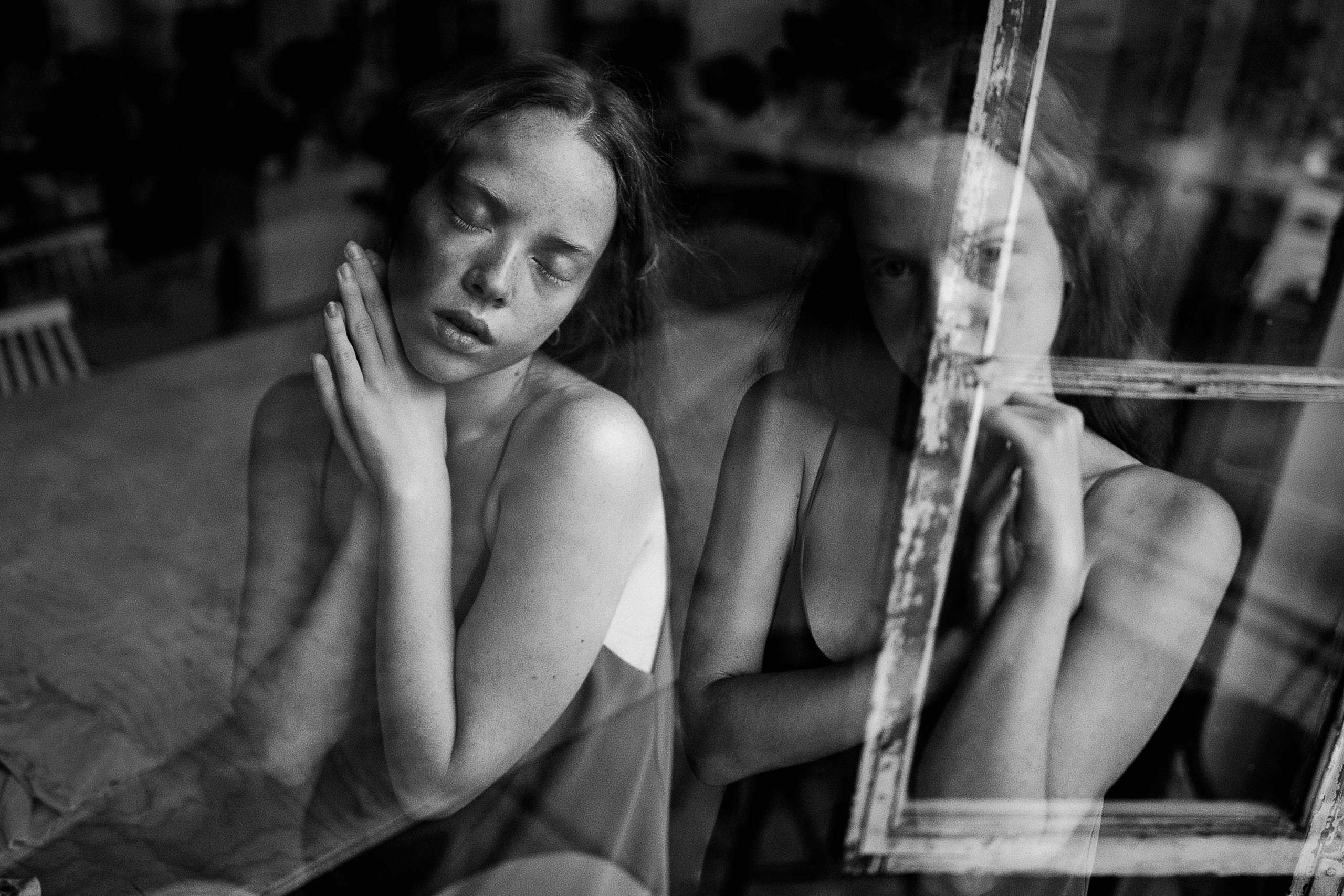 Портреты (чб). Фотохудожник Хельга Йорк