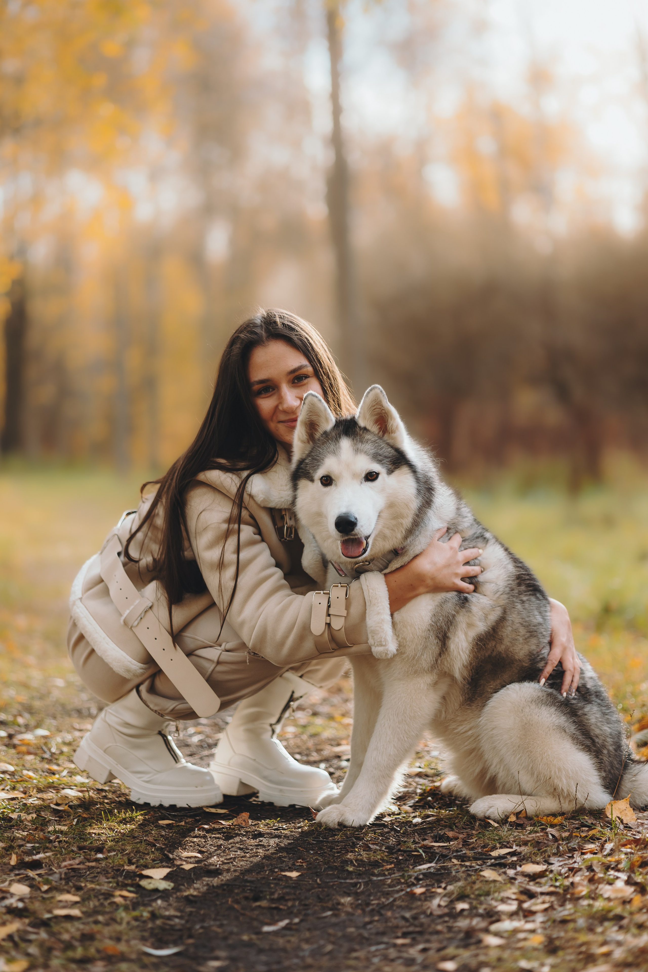 Настя и Айс. Фотограф-анималист в Санкт-Петербурге Алина Яхонт