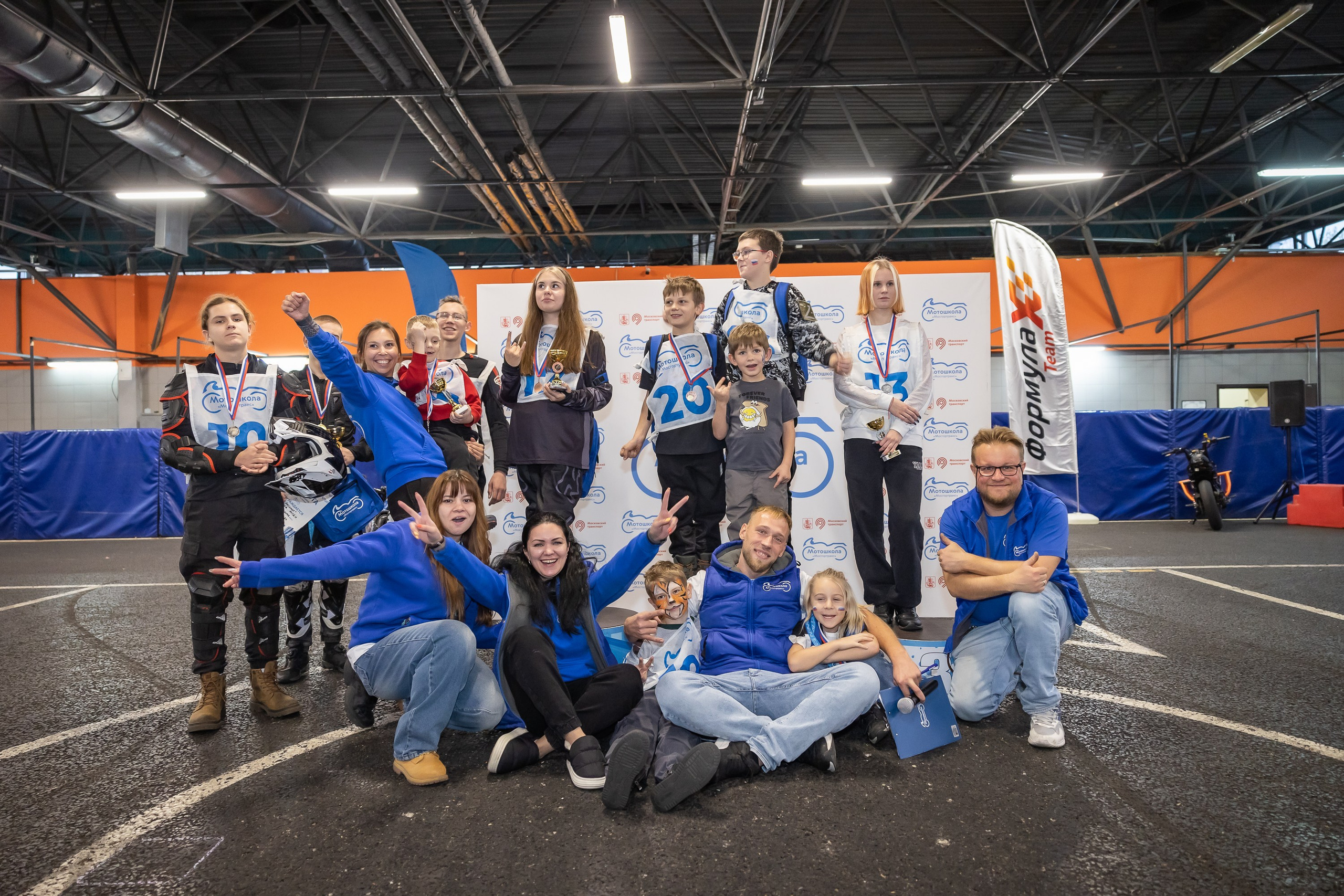 Соревнования в Мотошколе «Мосгортранс». Фотограф Владимир Охрименко