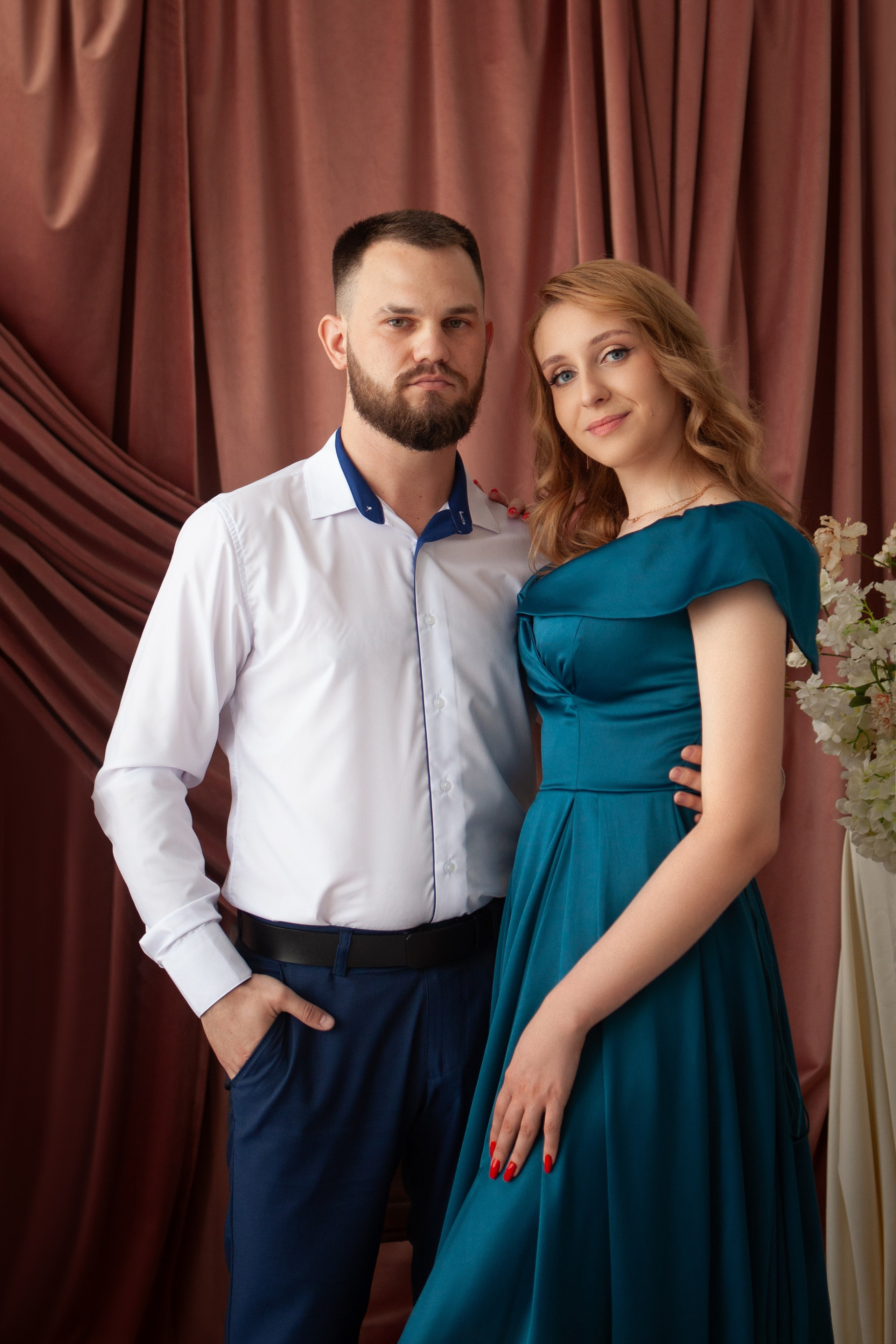 Love story в студии. Фотограф Ставрополь Пятигорск Елизавета Дарина