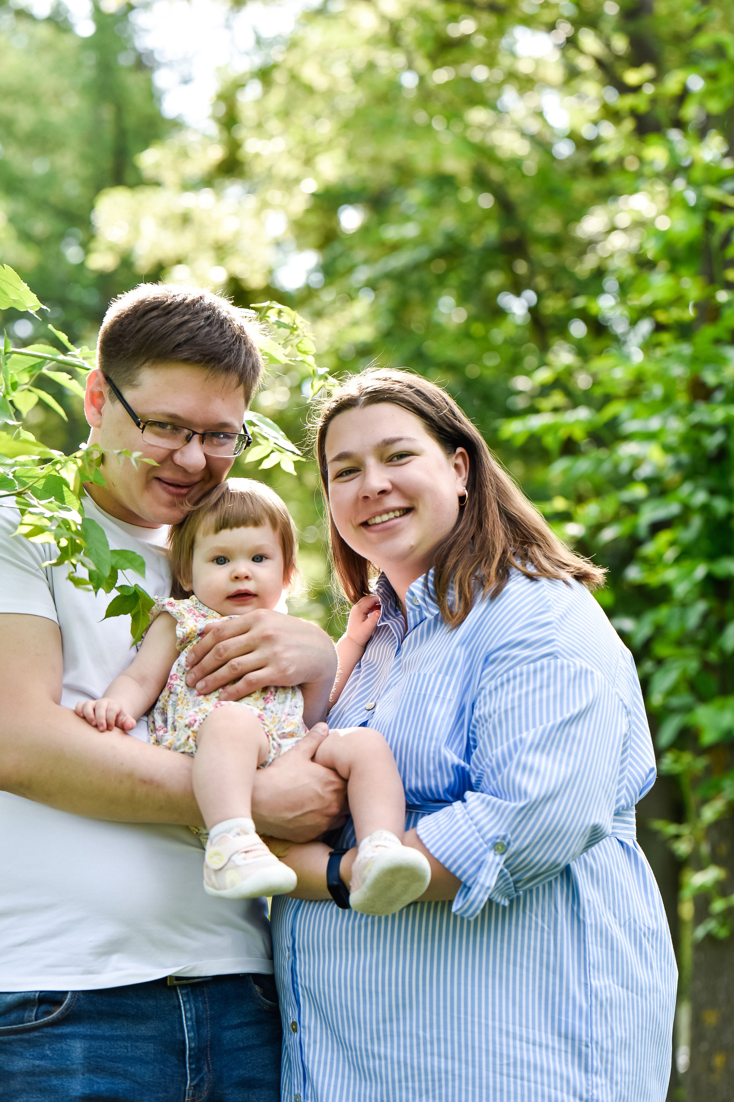 Семья Натальи, Сергея и Машеньки