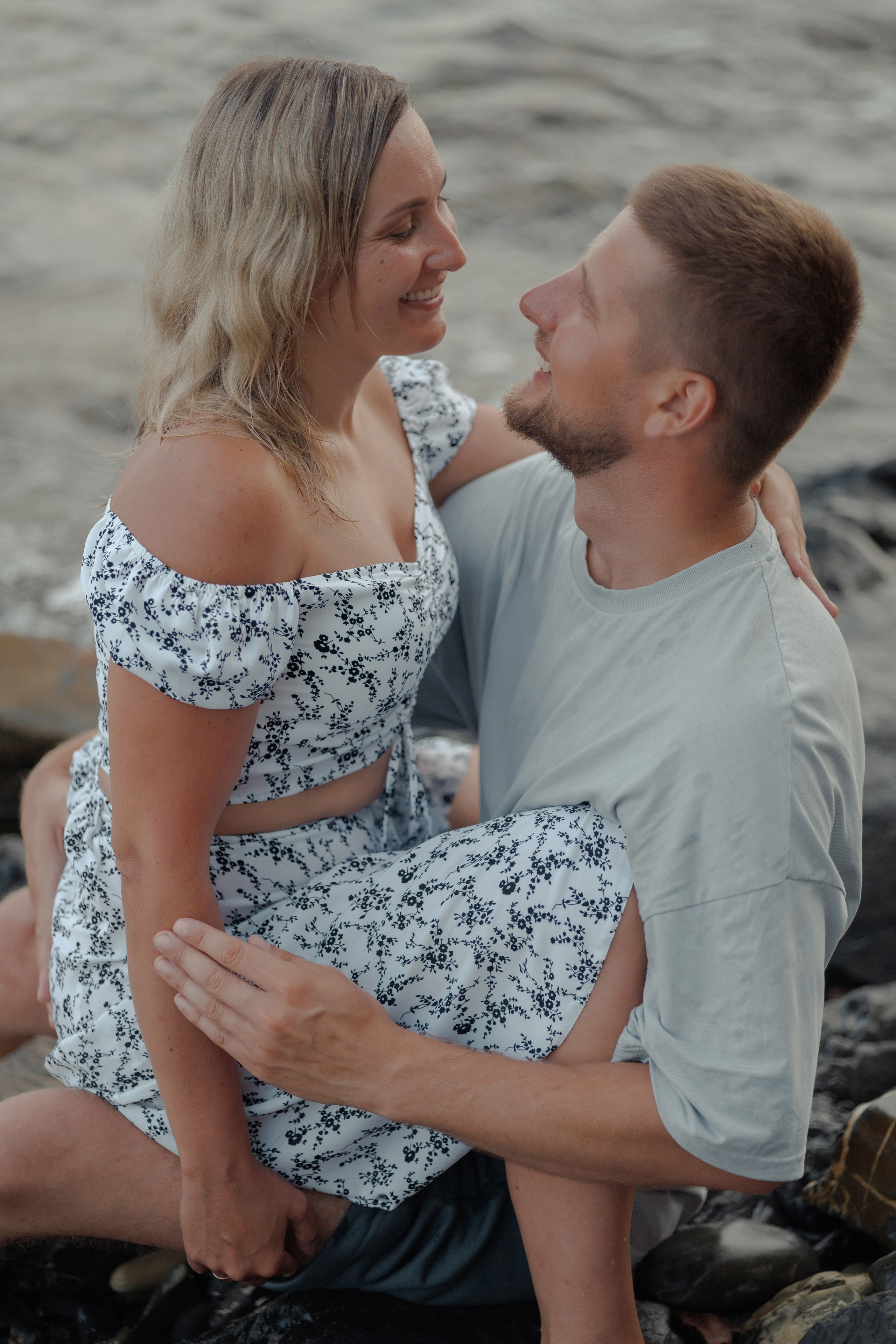 Семейная прогулка на берегу моря. Семейный и портретный фотограф в Геленджике Любовь Бодрова