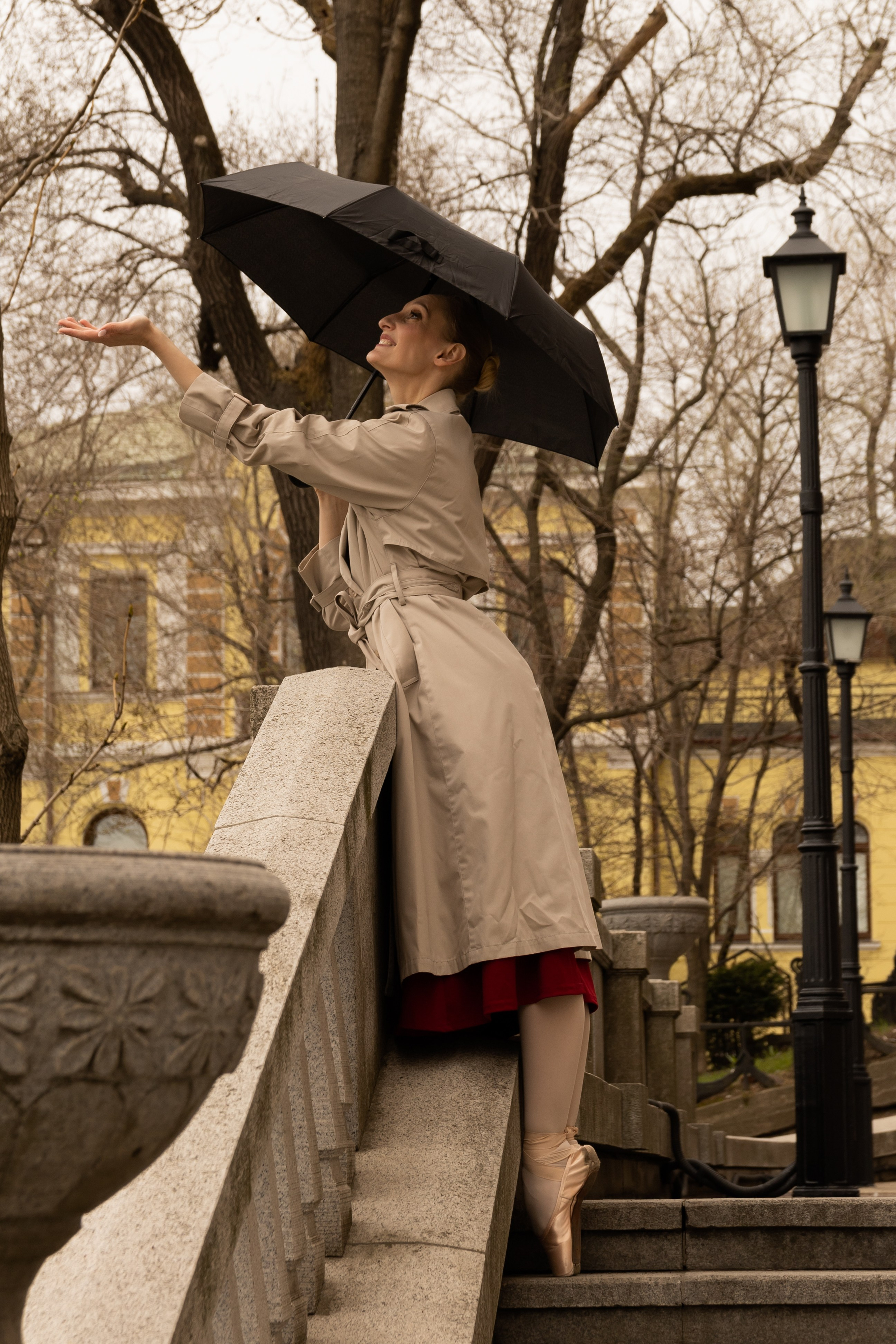 Балерина в городе. Фотограф Владивосток