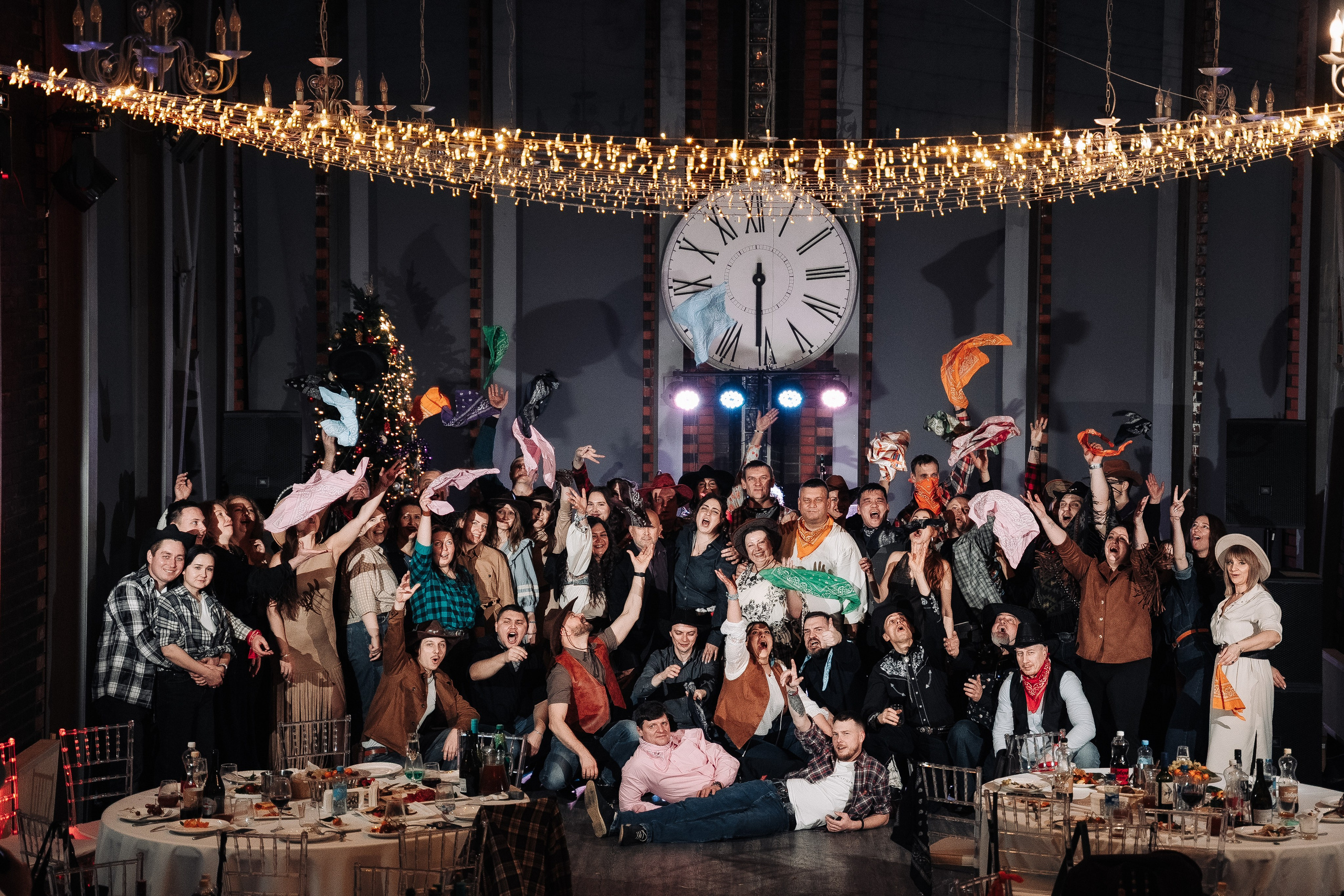 Новогодняя фотосъемка корпоратива. Свадебный и семейный фотограф в Москве и МО Геннадий Туманцев