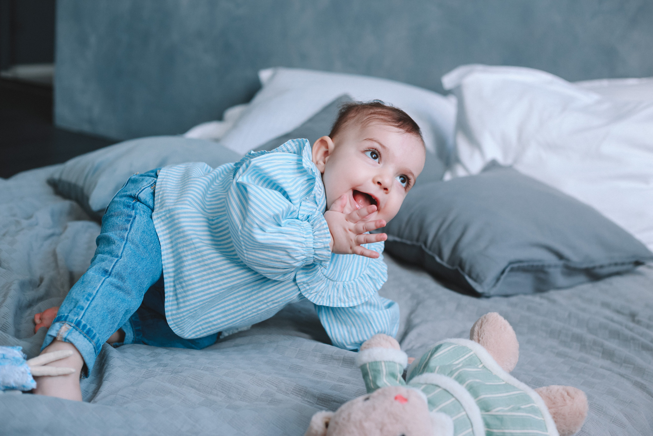 Годик в студии Домодедово. Семейный фотограф в Москве и МО Варвара Шаранова
