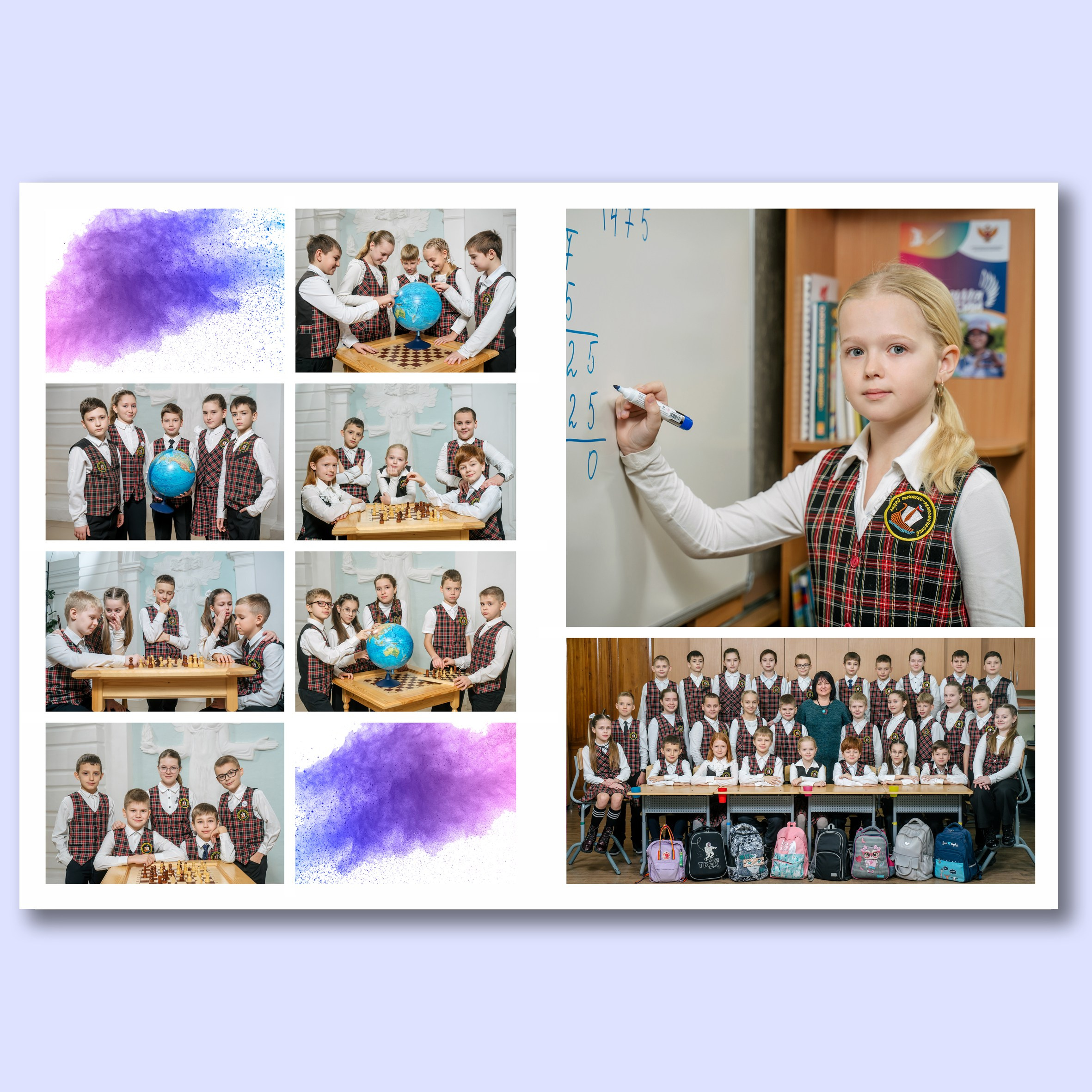 Альбом 5 разворотов. Выпускные альбомы, школьные фотосессии в городе Новороссийске