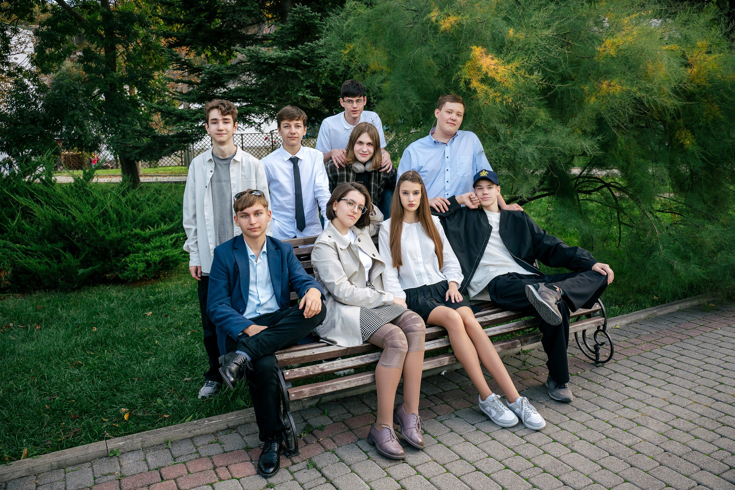 Сьемка на природе. Выпускные альбомы, школьные фотосессии в городе Новороссийске