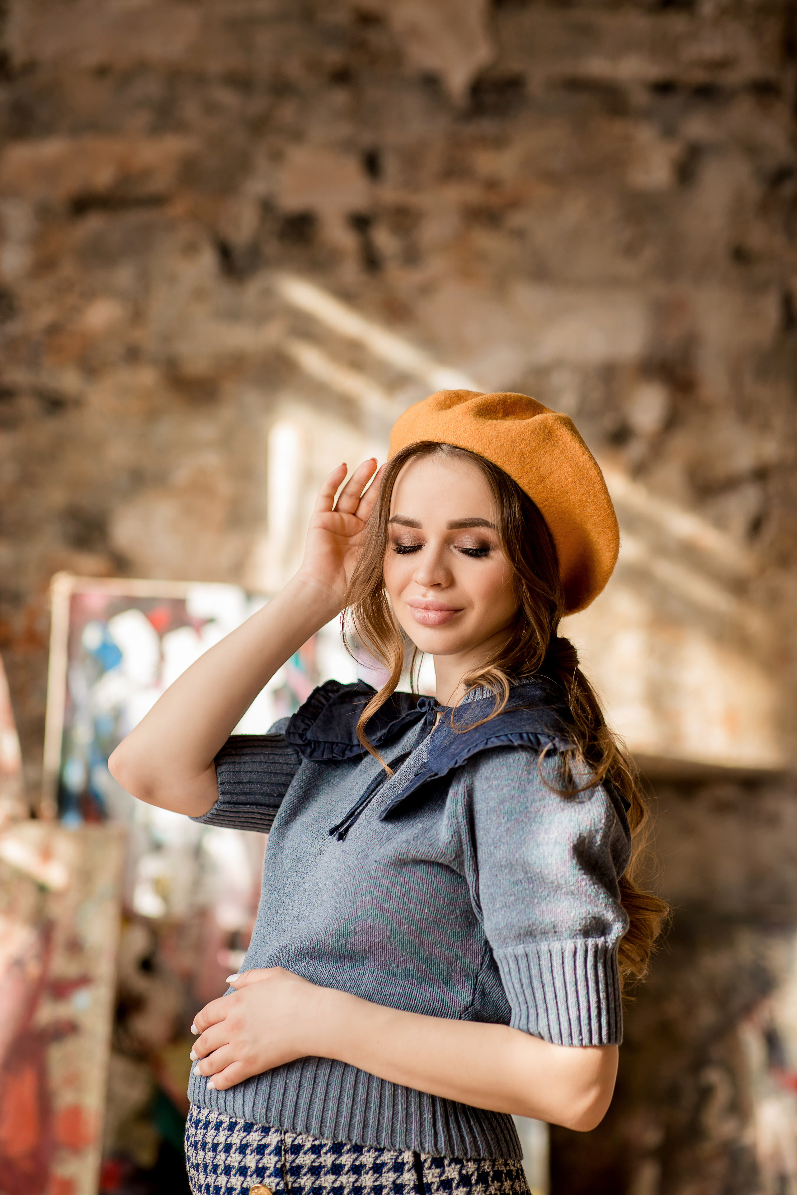 Беременность и женский портрет. Семейный фотограф в Москве