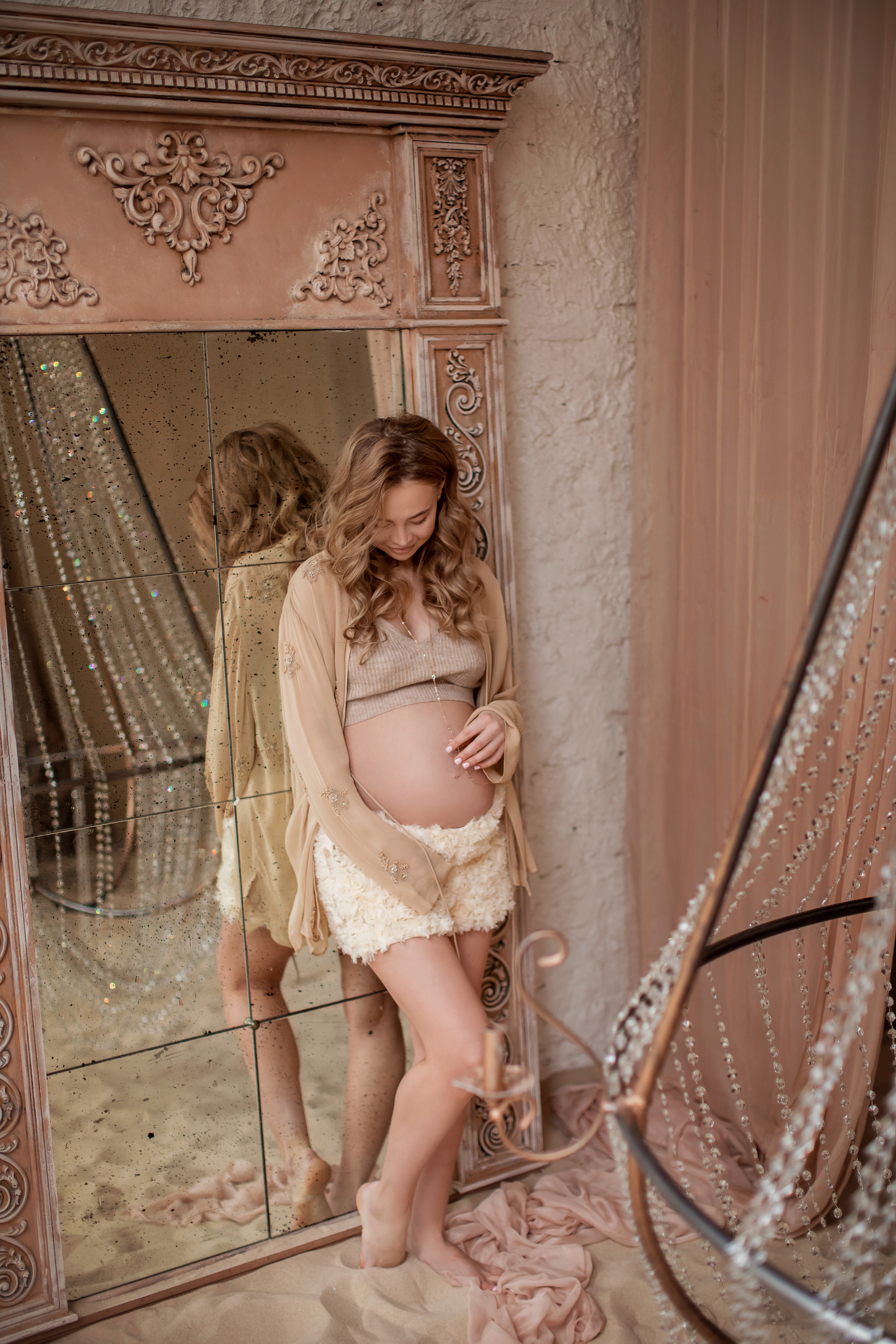 Беременность и женский портрет. Семейный фотограф в Москве