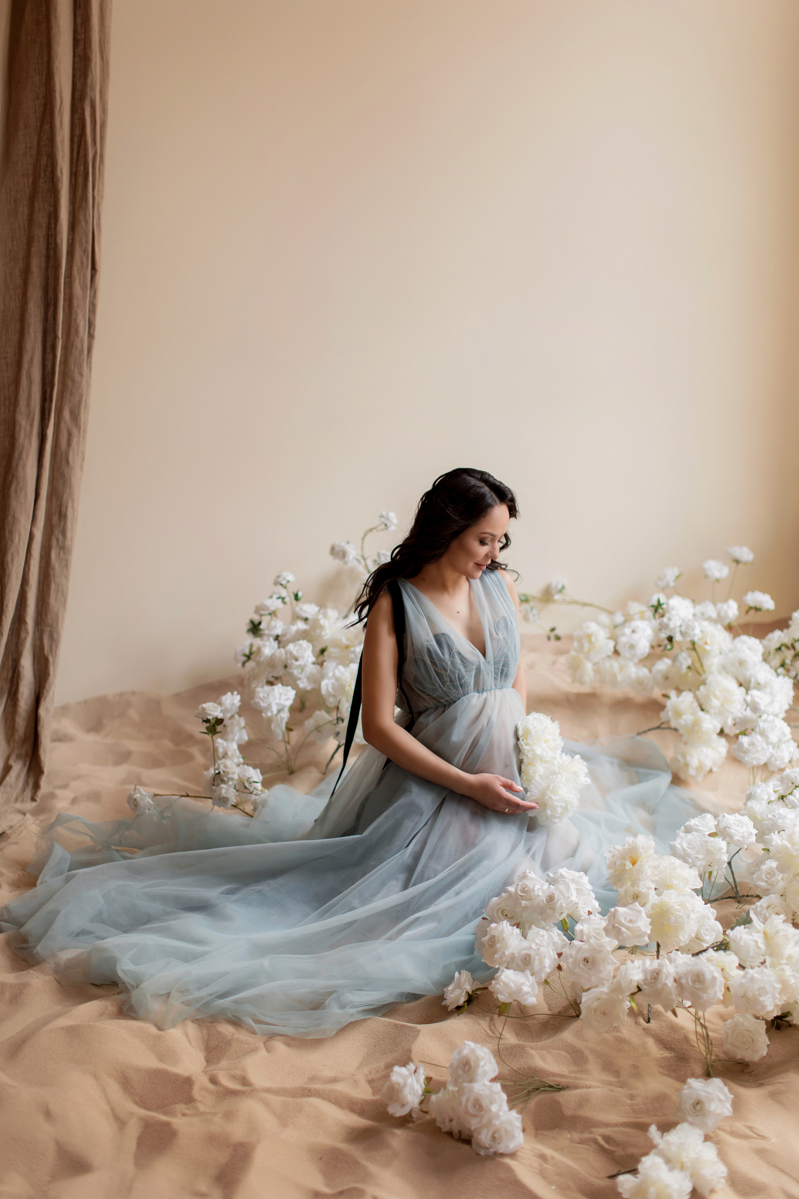 Беременность и женский портрет. Семейный фотограф в Москве