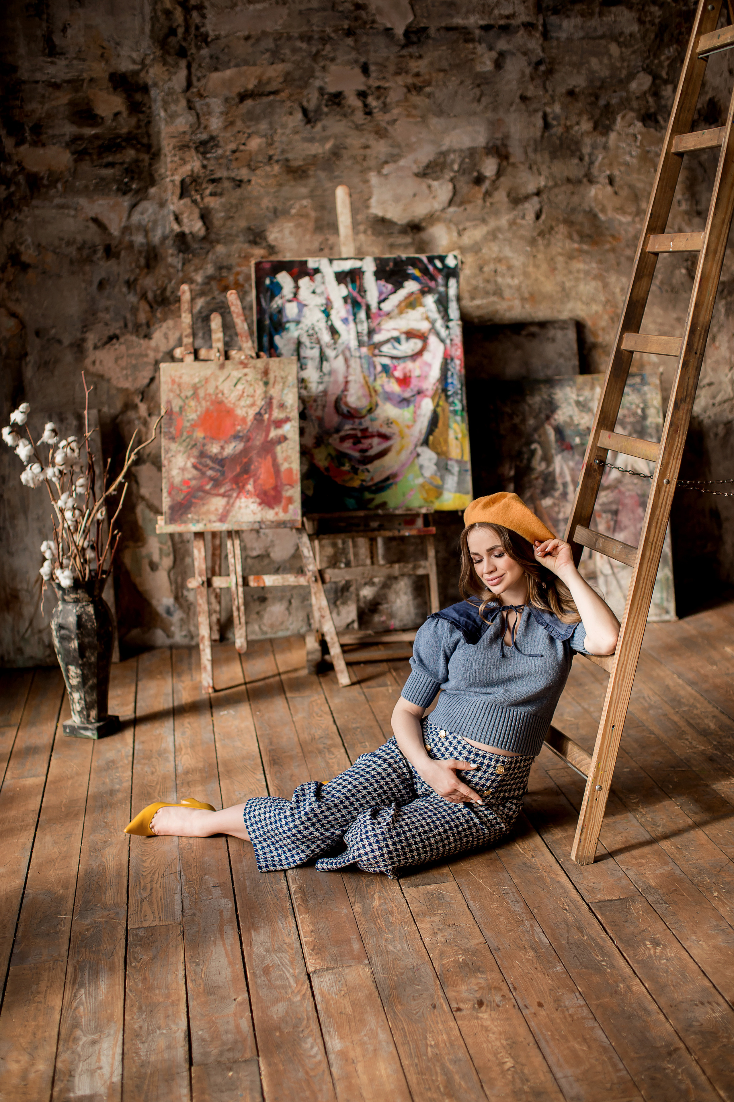 Беременность и женский портрет. Семейный фотограф в Москве