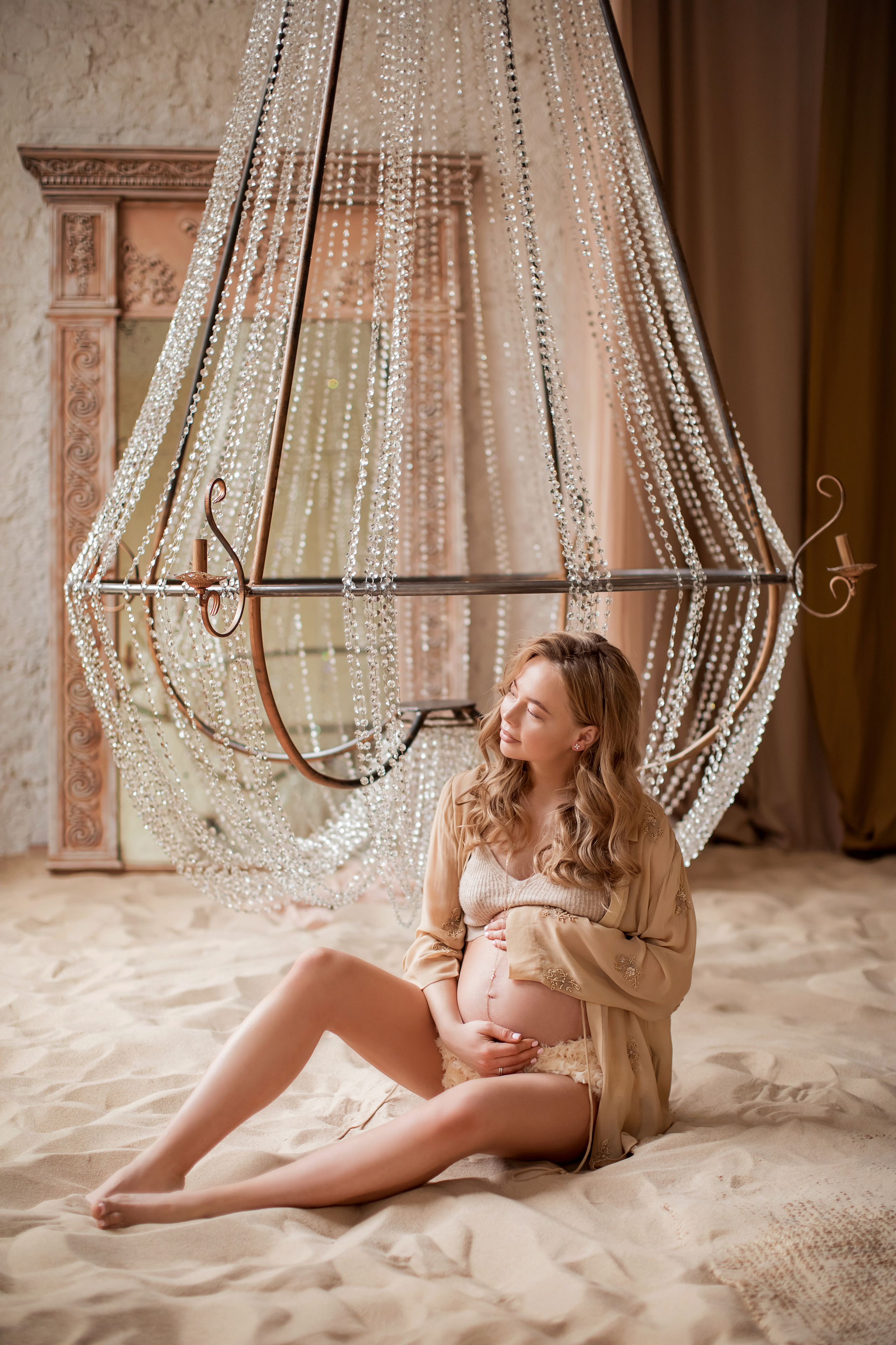 Беременность и женский портрет. Семейный фотограф в Москве