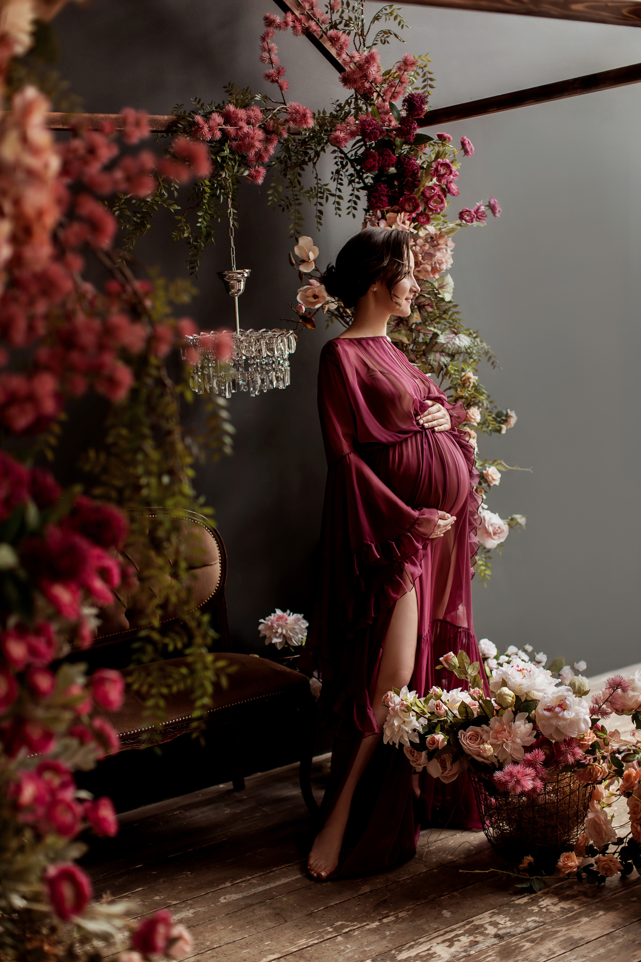 Беременность и женский портрет. Семейный фотограф в Москве