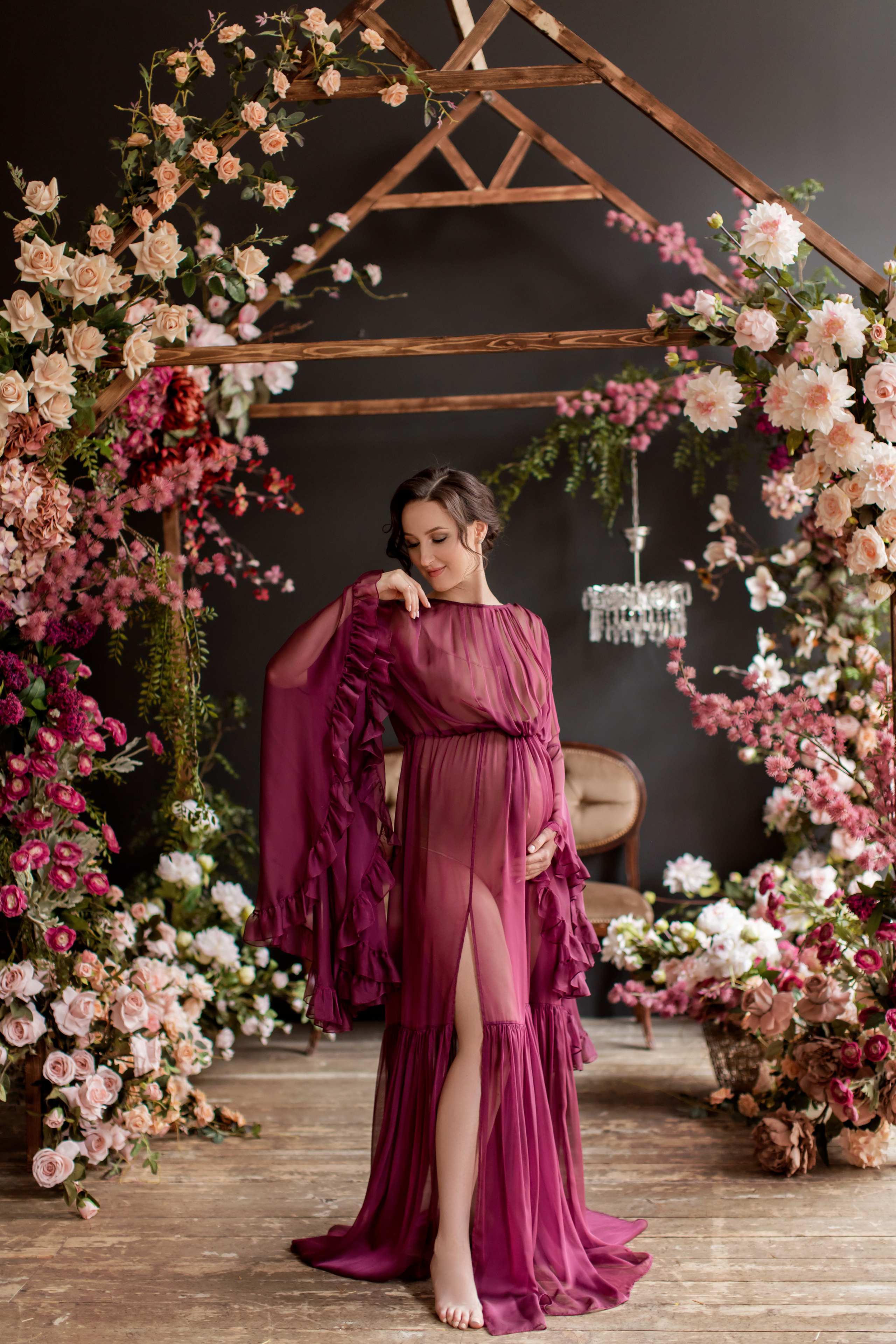 Беременность и женский портрет. Семейный фотограф в Москве