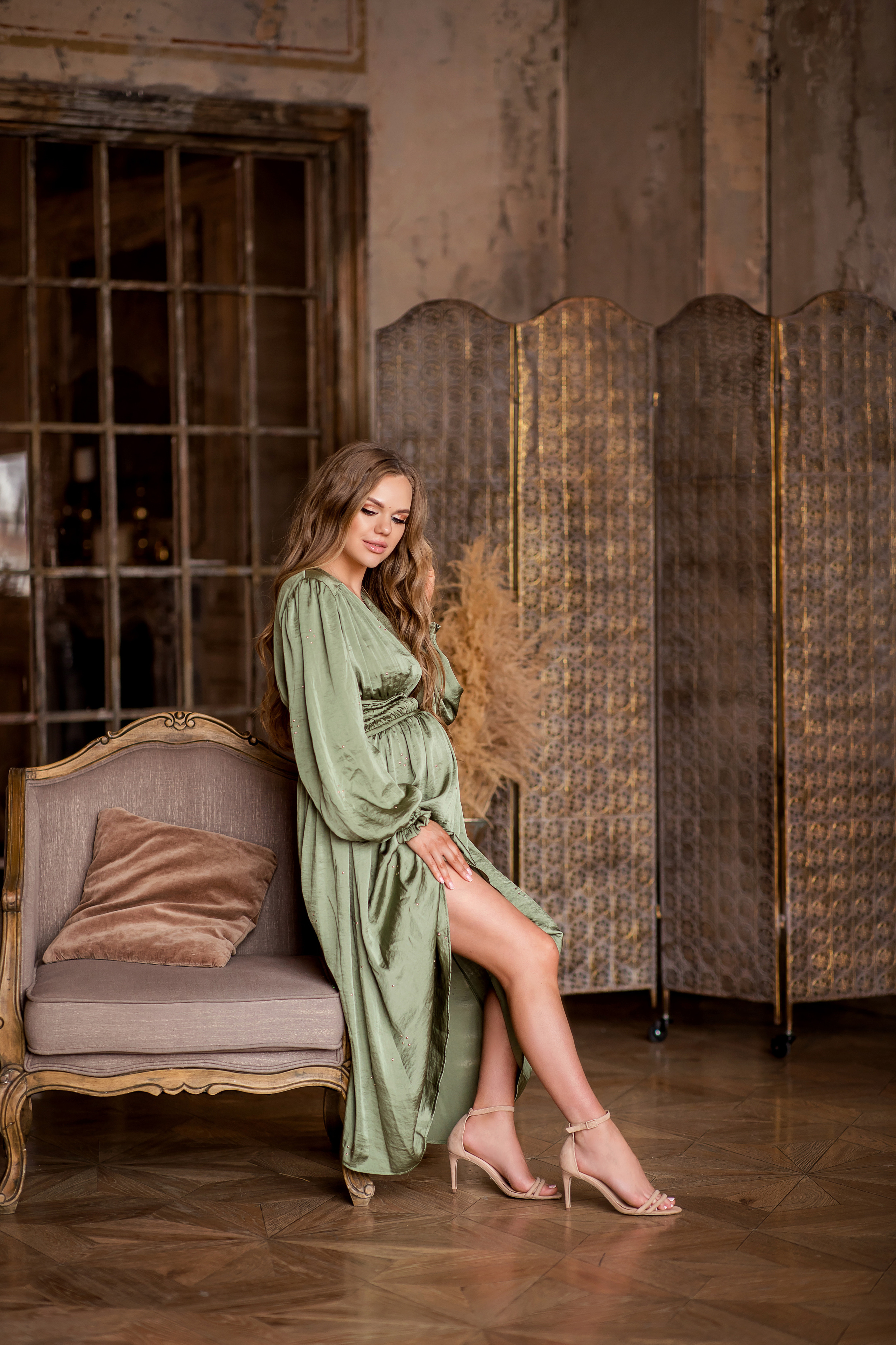 Беременность и женский портрет. Семейный фотограф в Москве