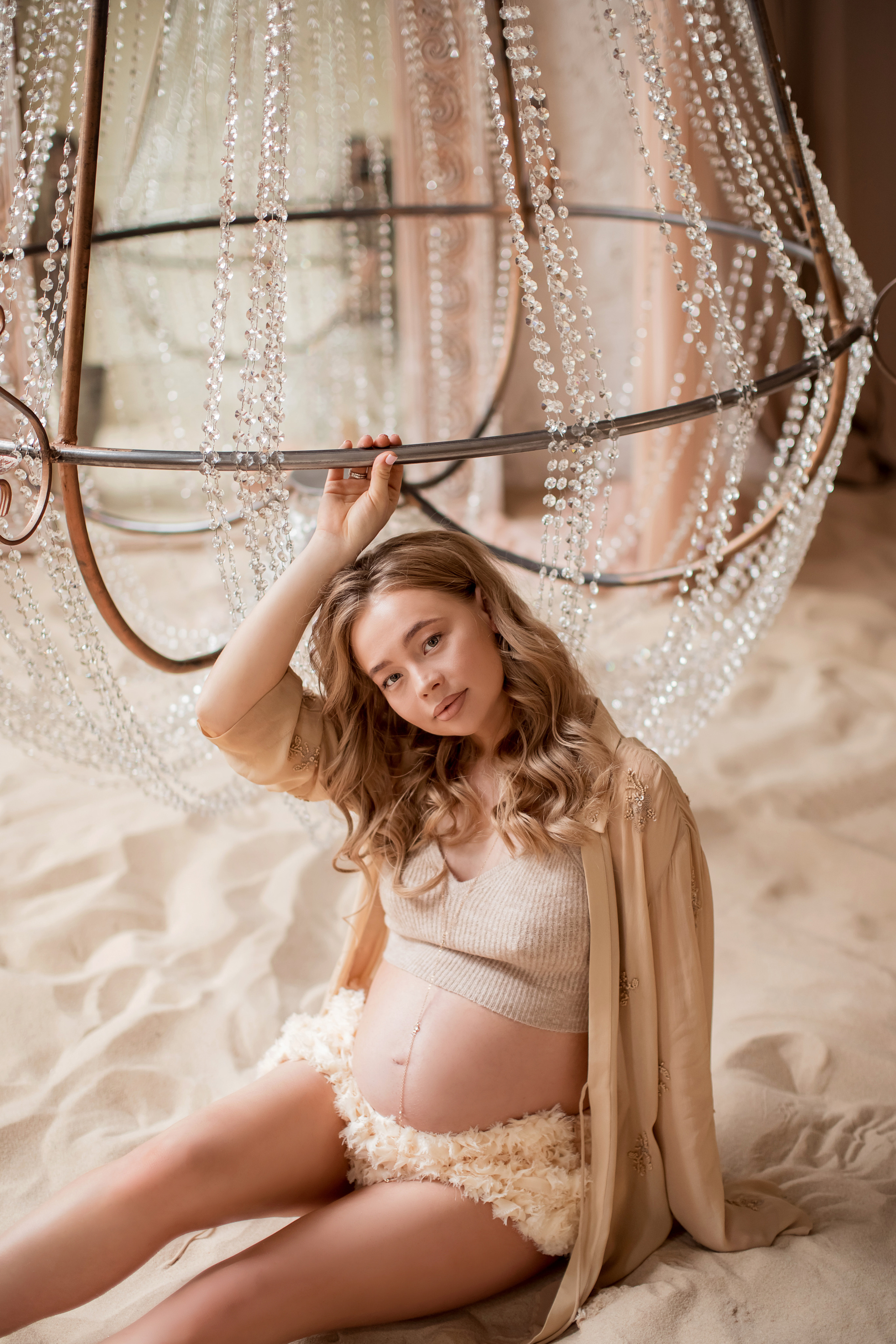 Беременность и женский портрет. Семейный фотограф в Москве