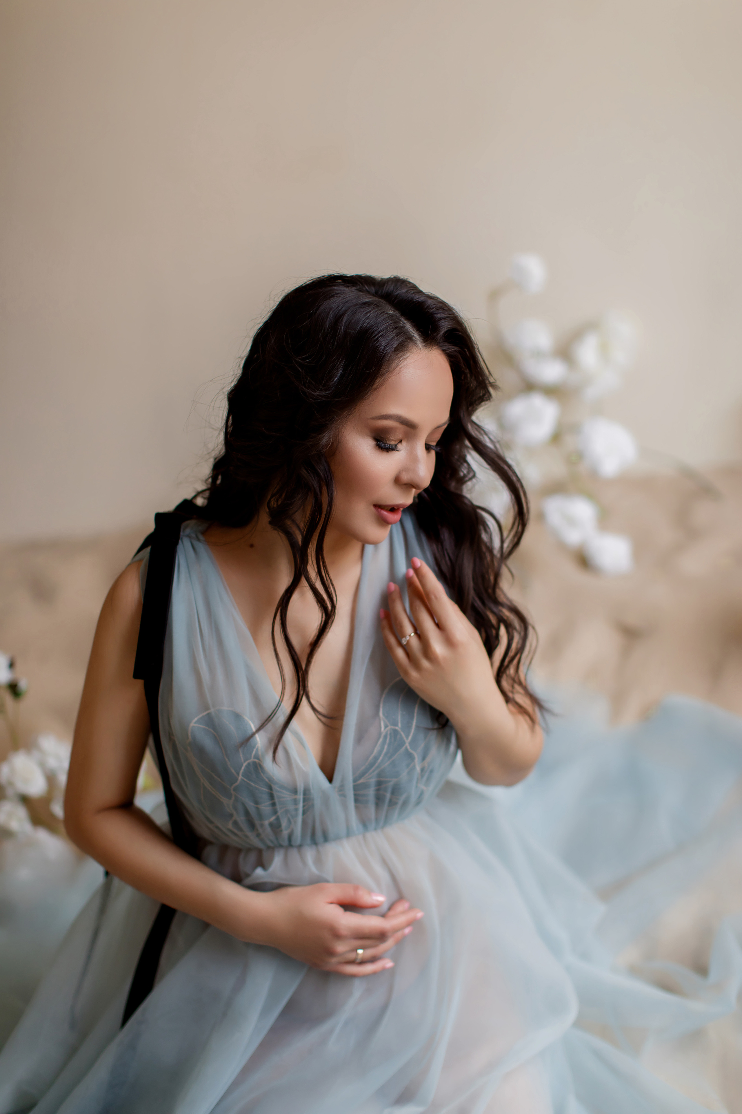 Беременность и женский портрет. Семейный фотограф в Москве