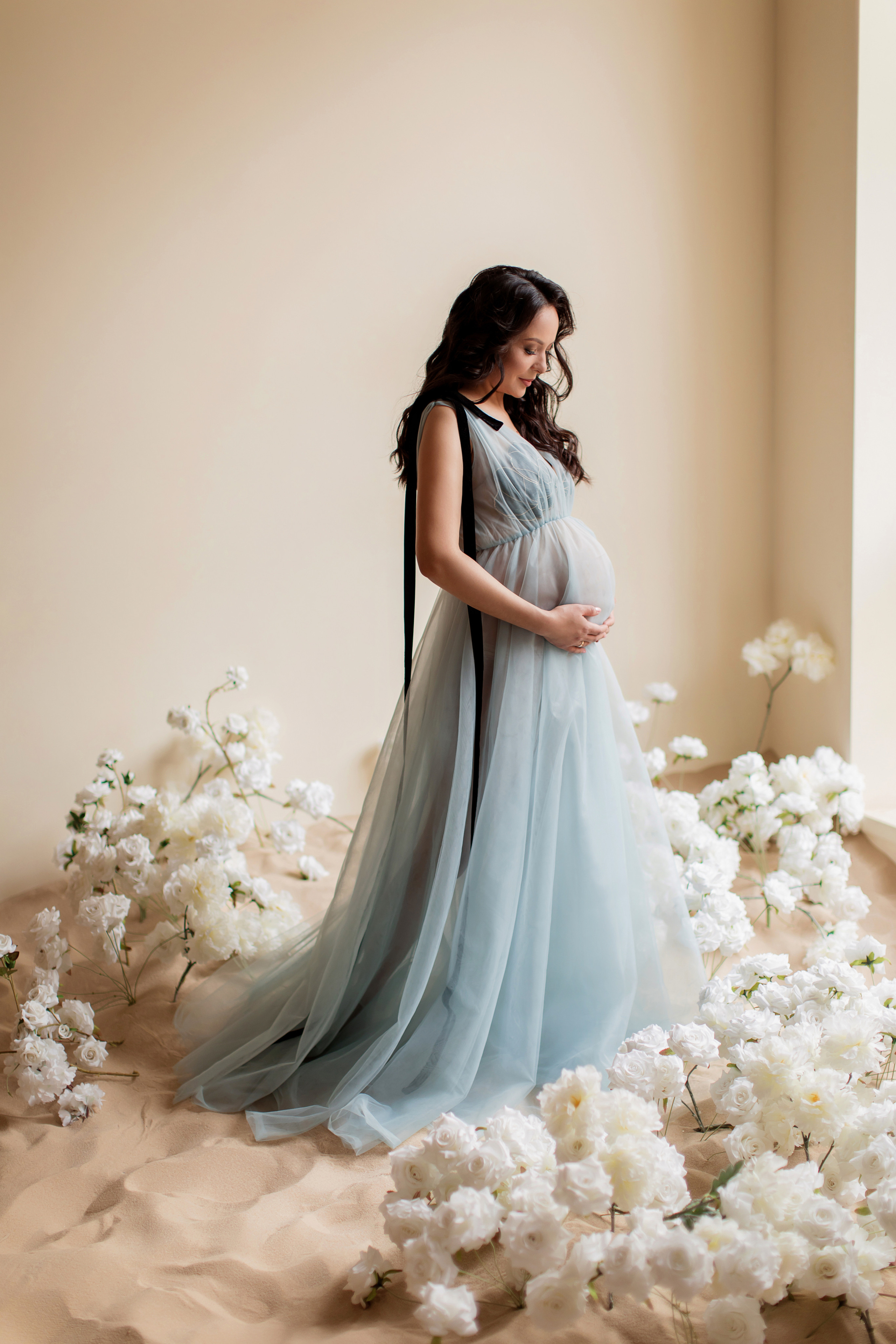 Беременность и женский портрет. Семейный фотограф в Москве