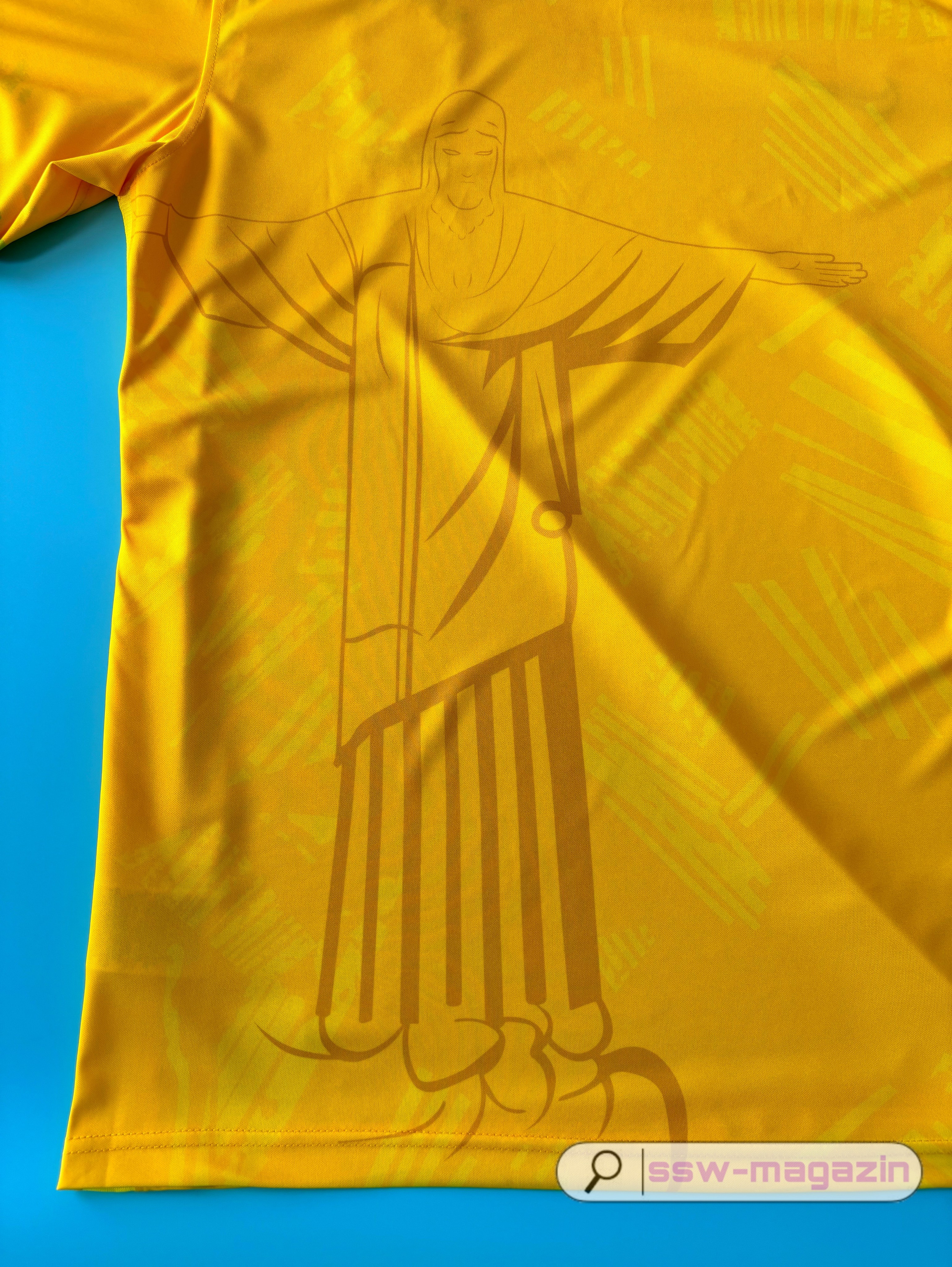 Футболка сборной Бразилии жёлтая 2023-2024 купить. Футбольный магазин — ssw_magazin