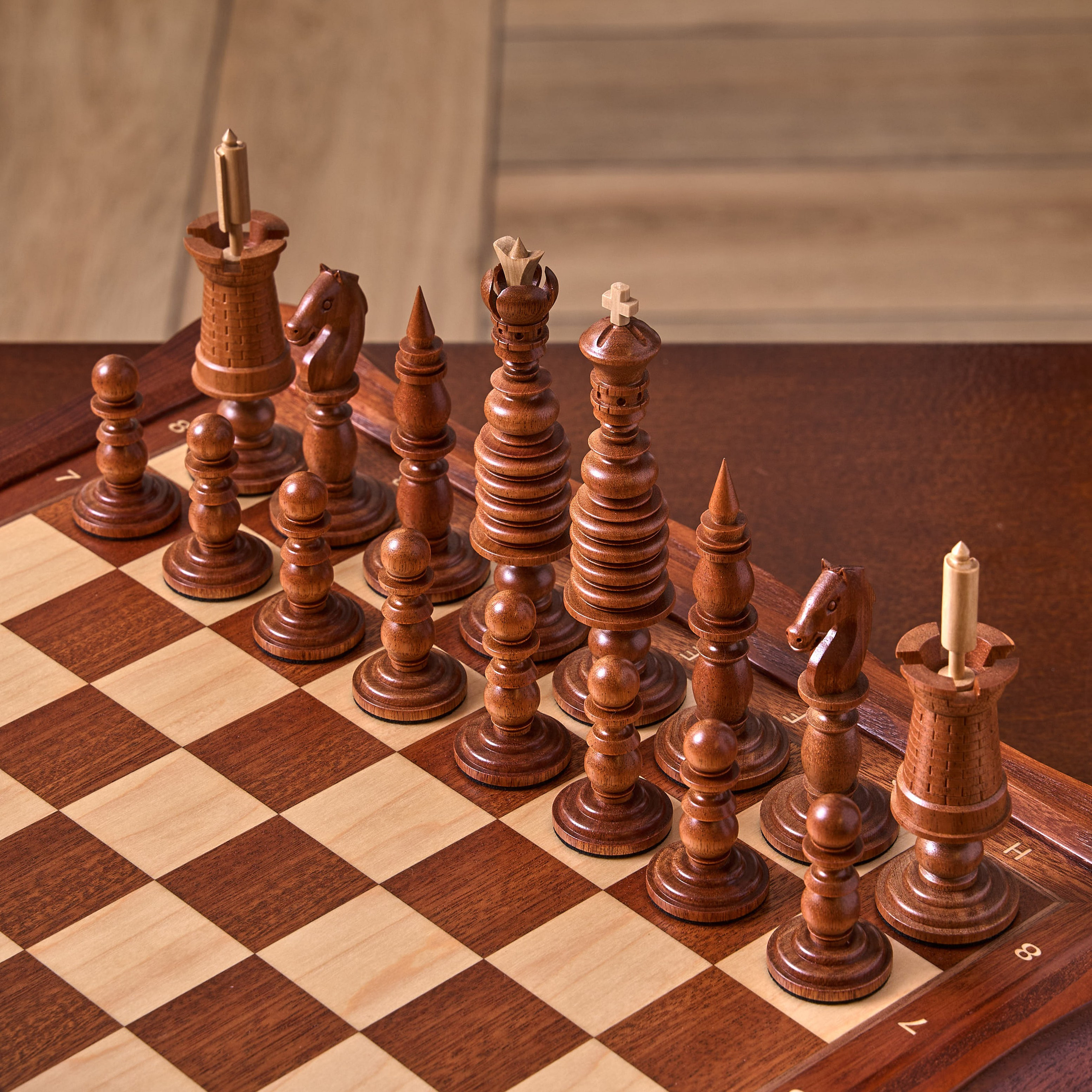 Рекламная съемка шахмат KADUN. Предметный и интерьерный фотограф Василий Блинов