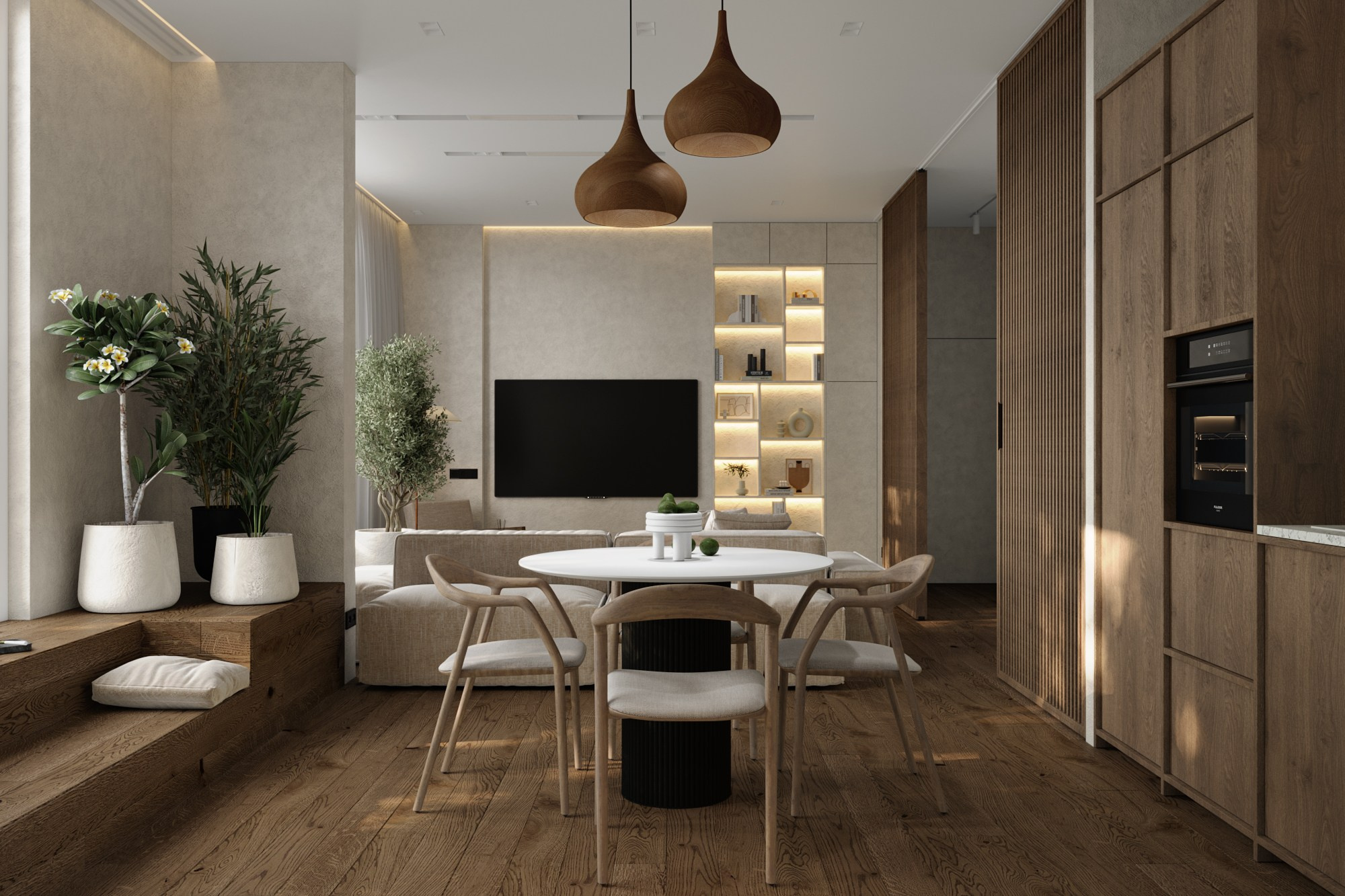 «Дыхание природы». Студия интерьерной визуализации «ЛИНИИ»