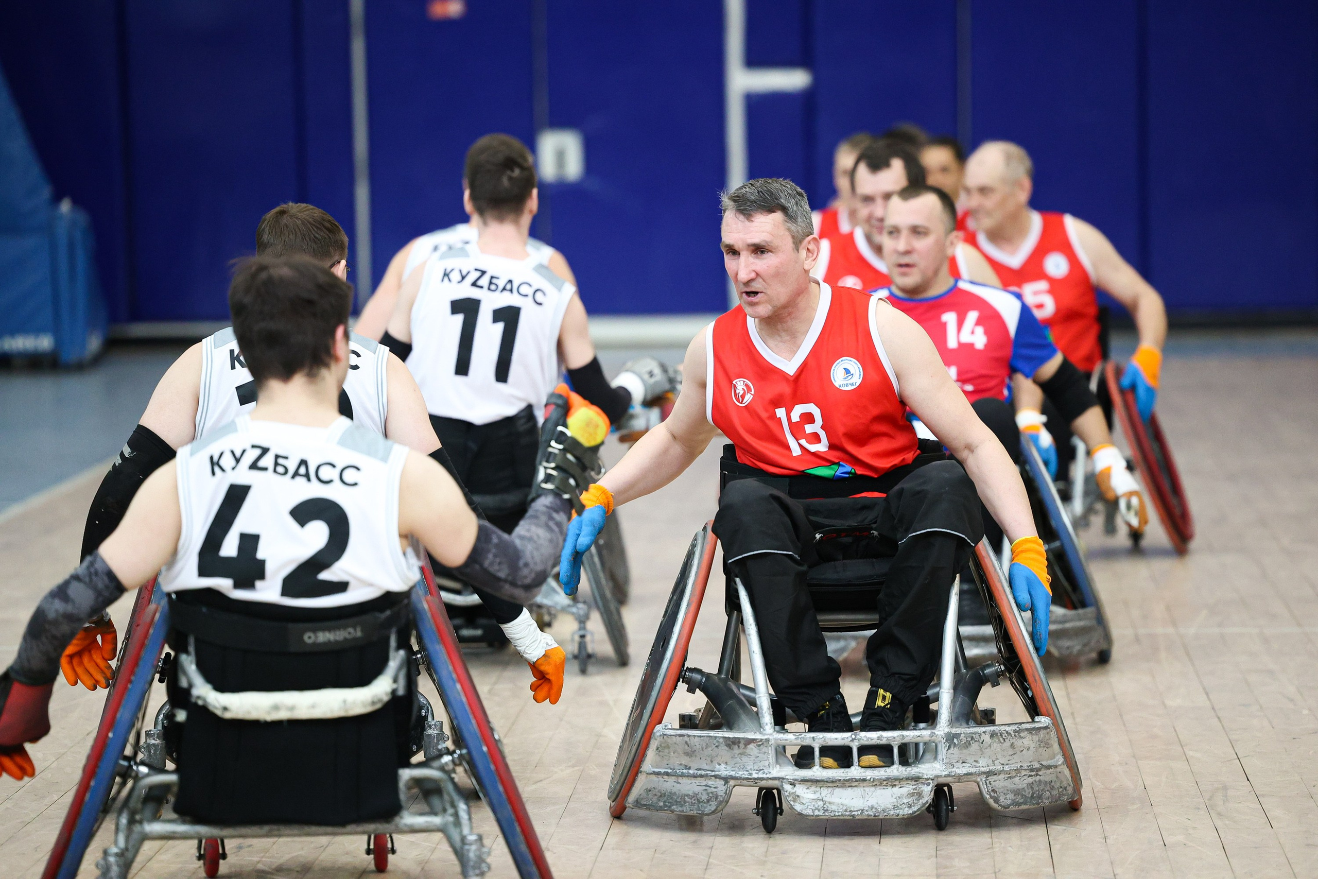 ЧР регби на колясках. Профессиональный спортивный фотограф в Санкт-Петербурге