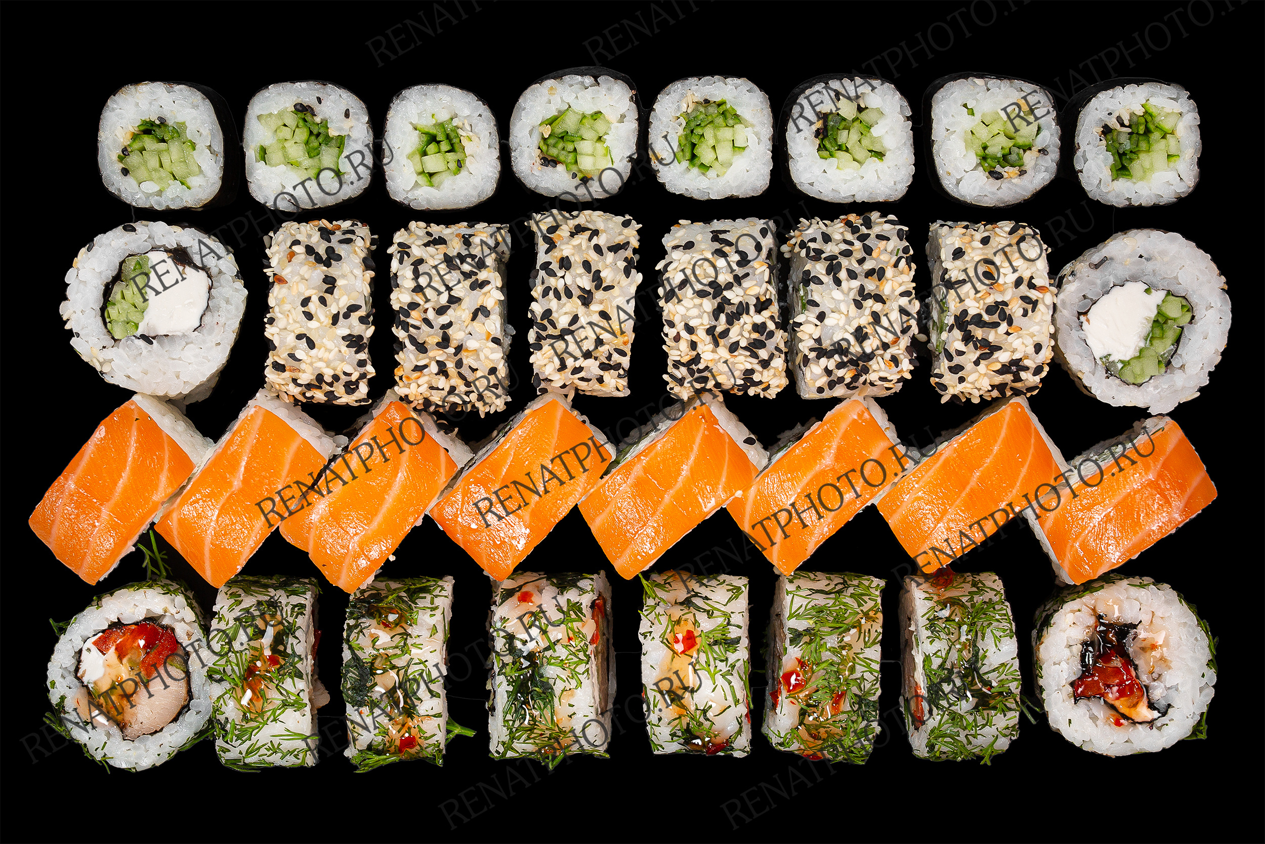 Renatphoto-Профессиональный фотограф суши ролов. Профессиональная фотосъёмка интерьеров, предметная фотосессия еды для меню г. Анапа
