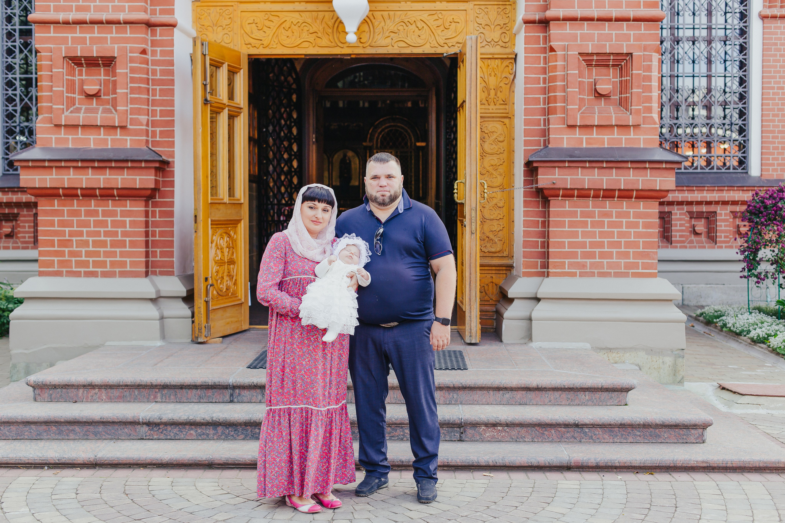 Крещение Маши в Черниговском Скиту. Фотограф новорожденных и детский в Сергиевом Посаде Кругликова Юлия