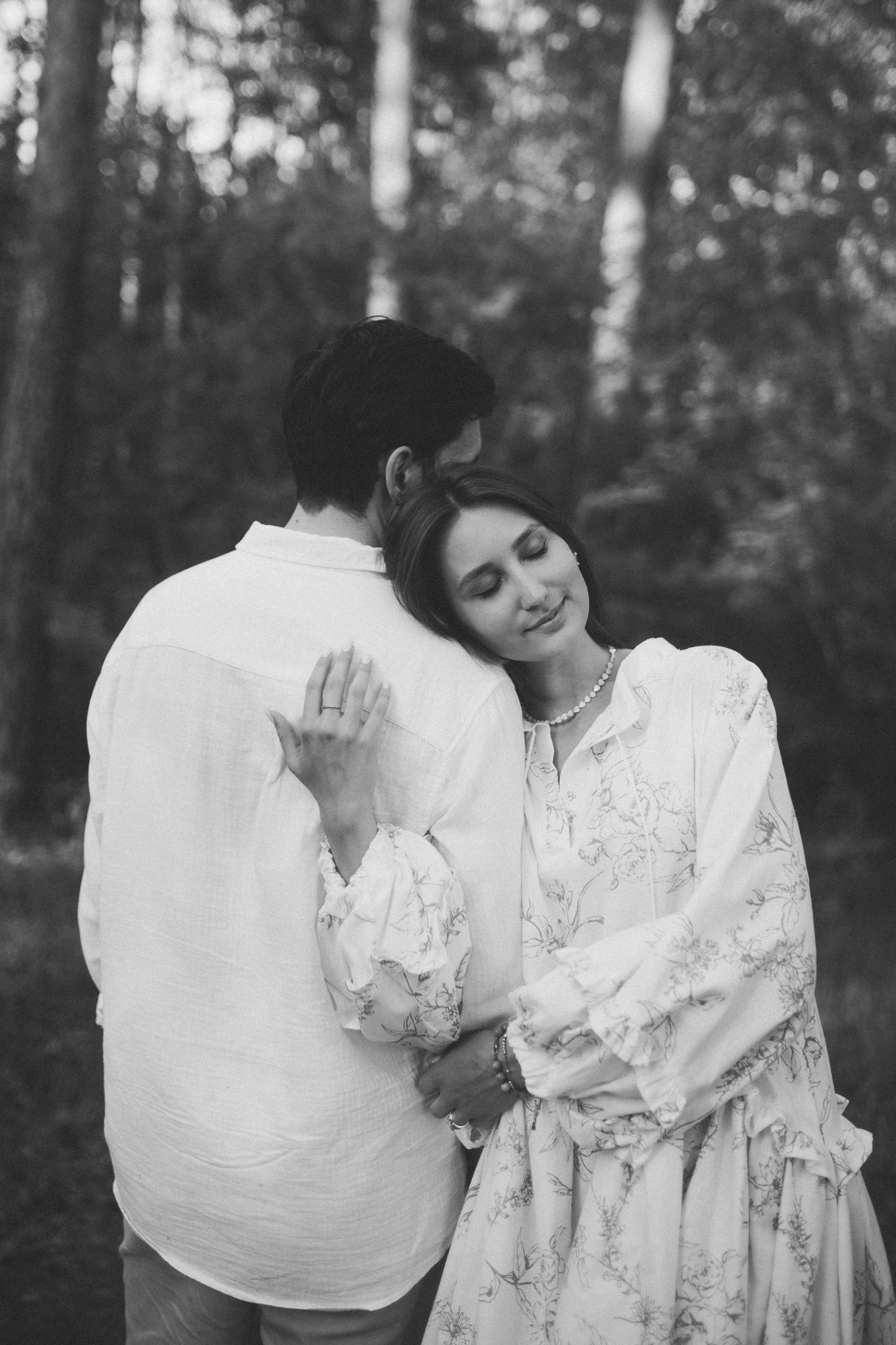 Фаниль и Вероника в лесу. Свадебный фотограф Казань